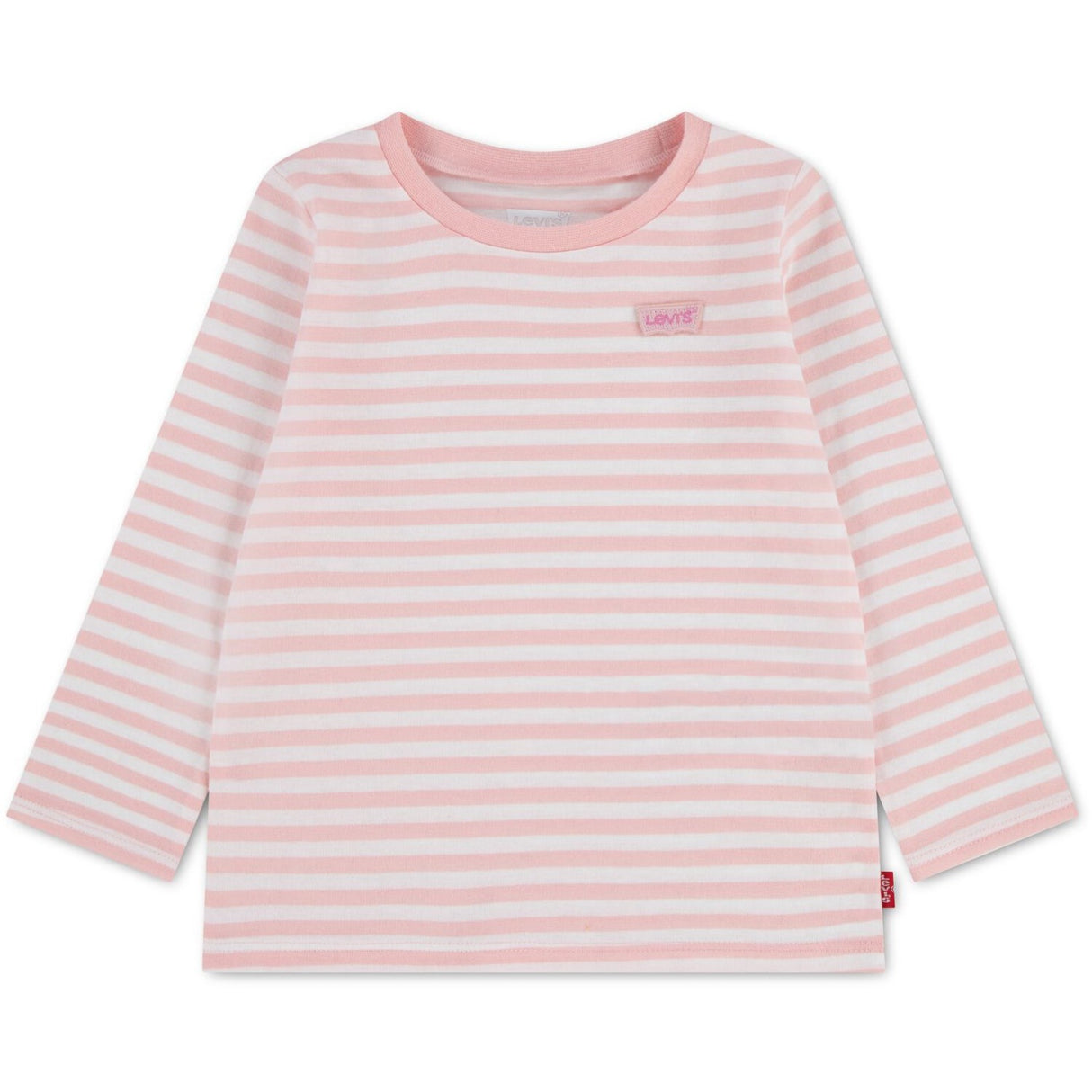 Levi's Powder Pink Stripe Ls Tee