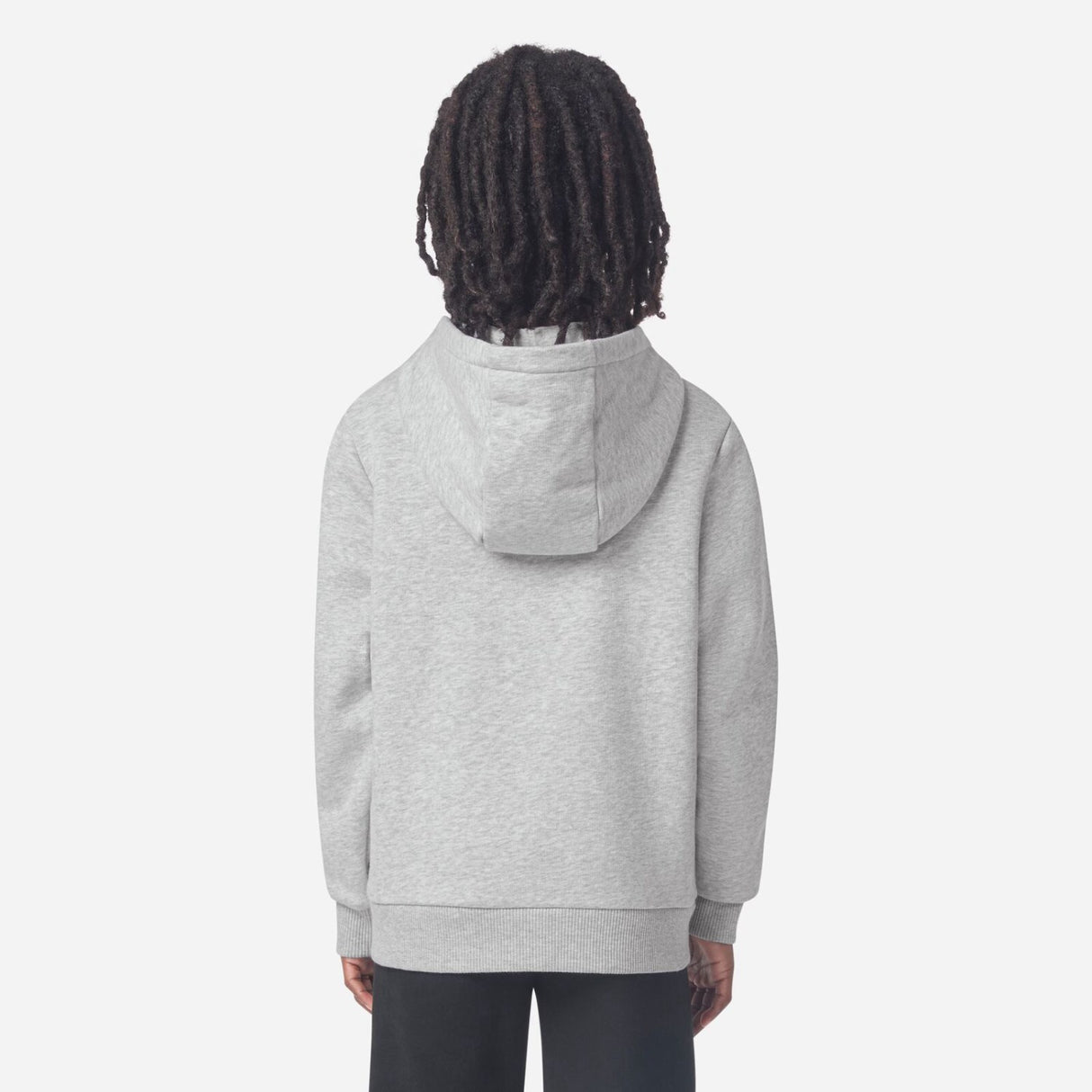 LACOSTE Argent Chine Heather Core Fleece Full Zip Hoodi