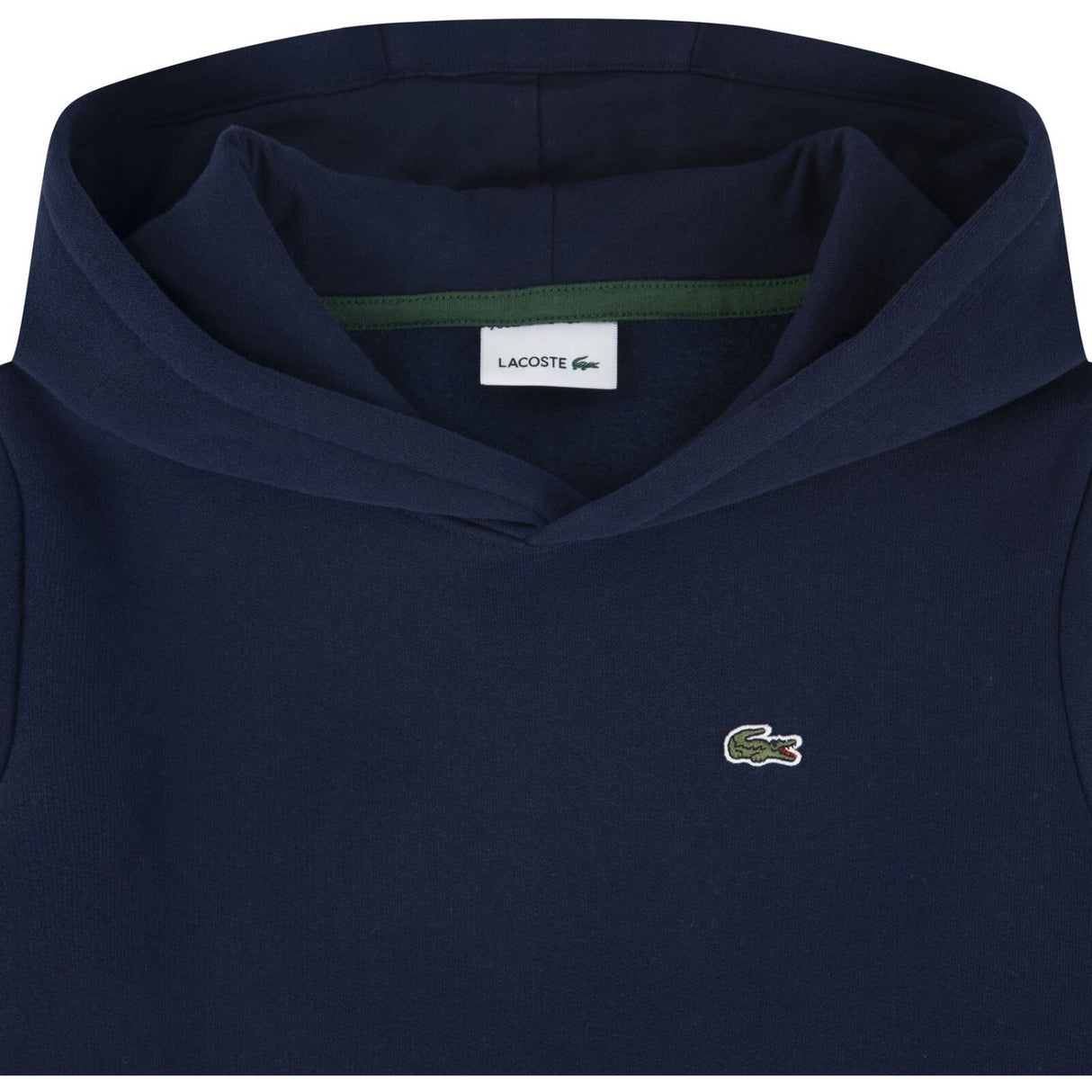 LACOSTE Marine Core Fleece Pullover Hoodi