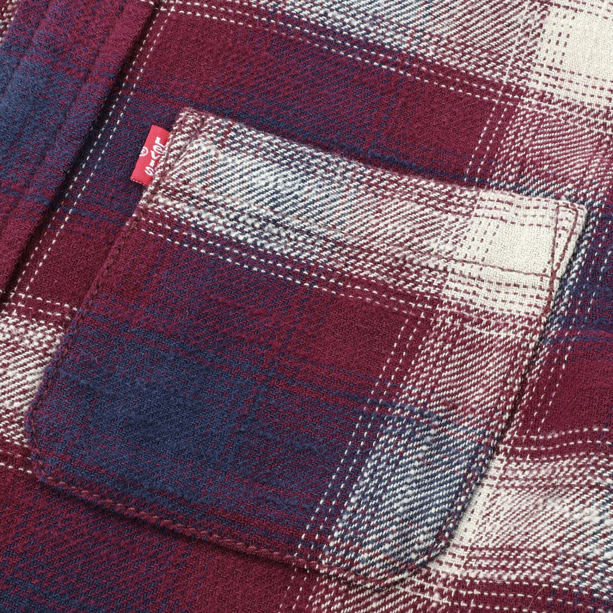 Levi's Tawny Port Shadow Plaid Shirt