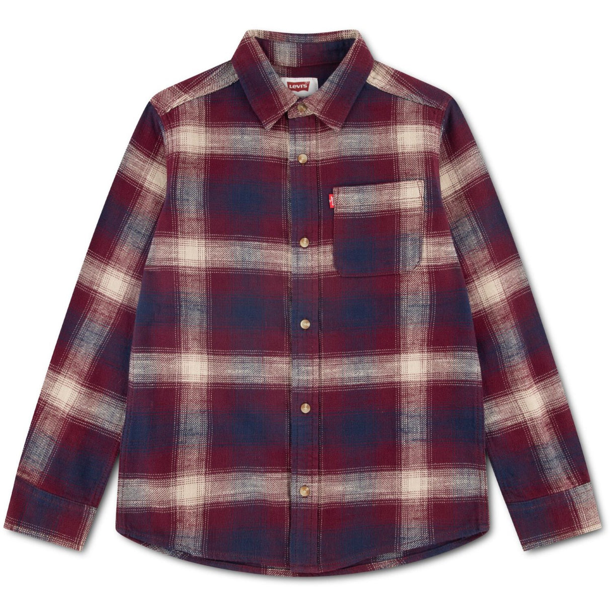 Levi's Tawny Port Shadow Plaid Shirt