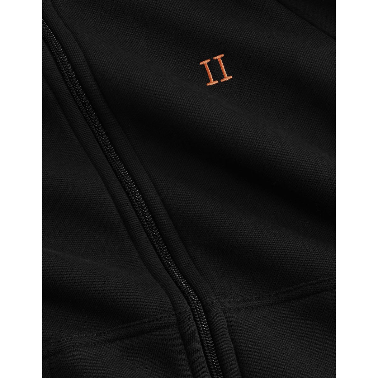 Les Deux Kids Black Core Contrast Zipper Hoodie Kids