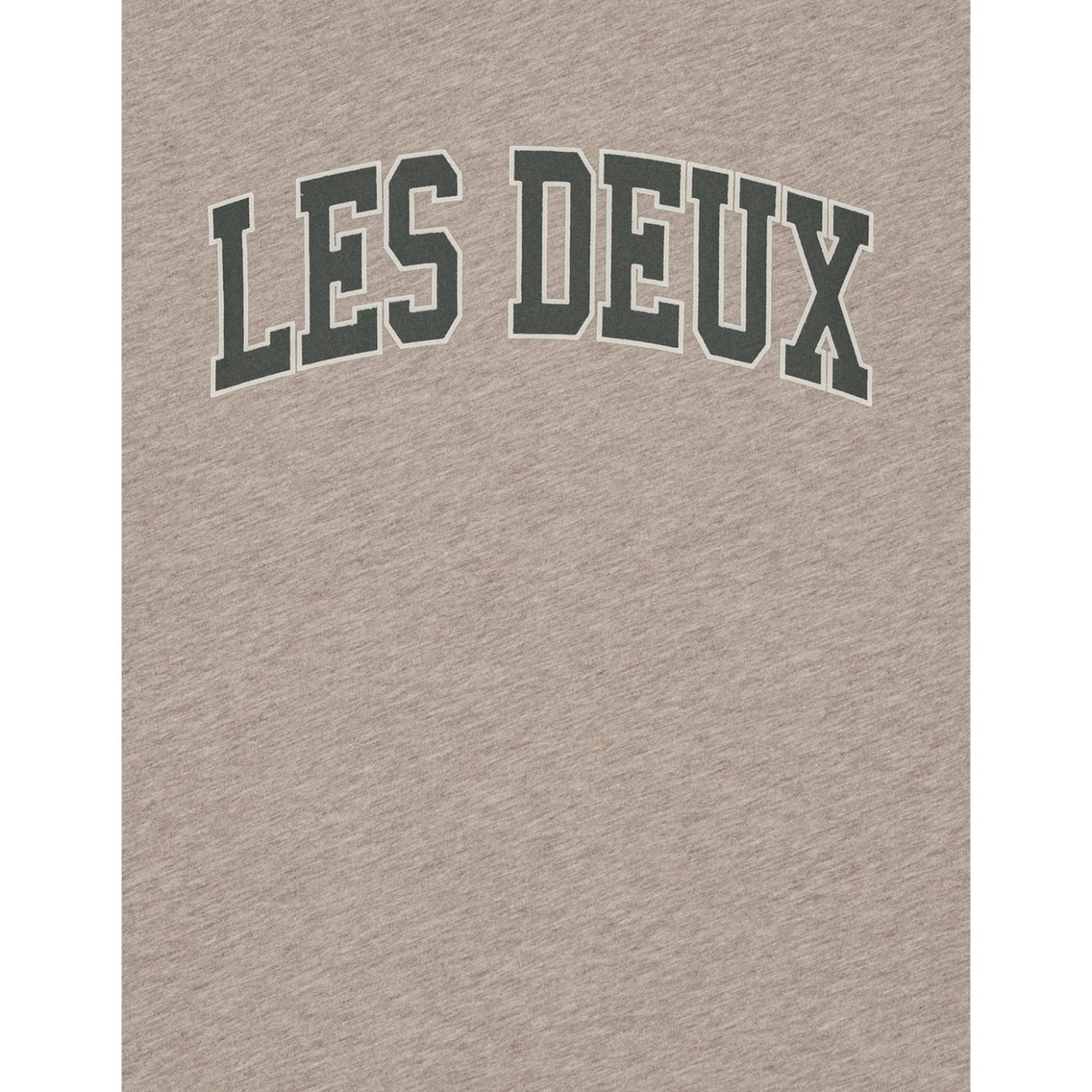 Les Deux Kids Dark Sand Melange College T-Shirt Kids