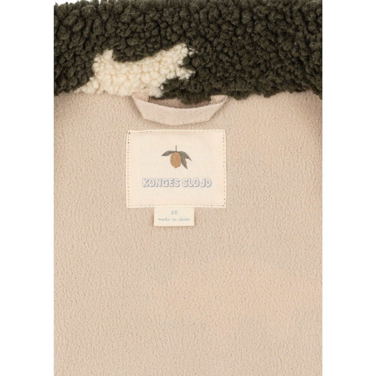 Konges Sløjd Dino Silhouette Jody Teddy Jacket Grs