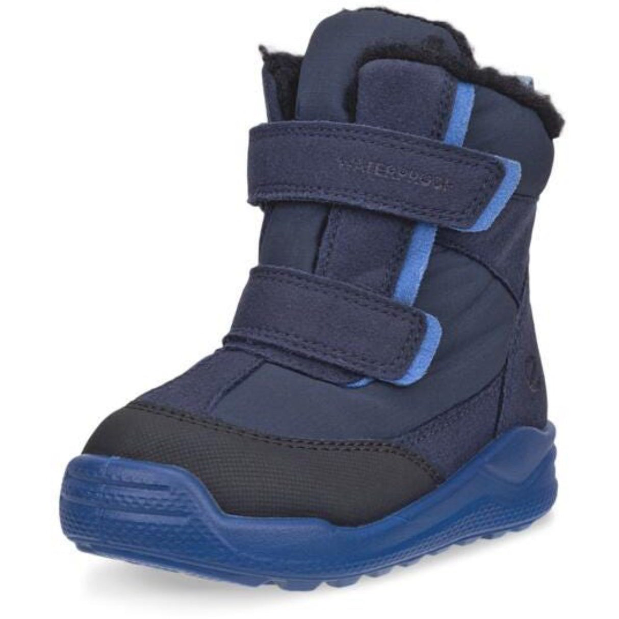 Ecco Black/Night Sky/Federal Blue Urban Mini 2Xvelcro Boot