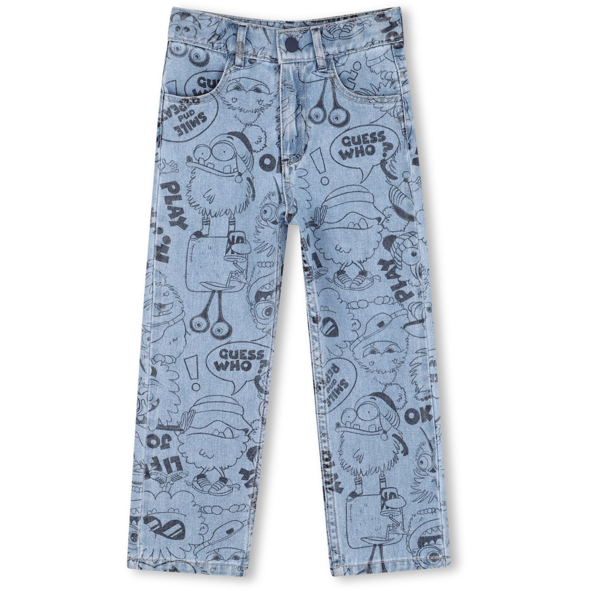 Billieblush Double Stone+Bleach Denim Trousers