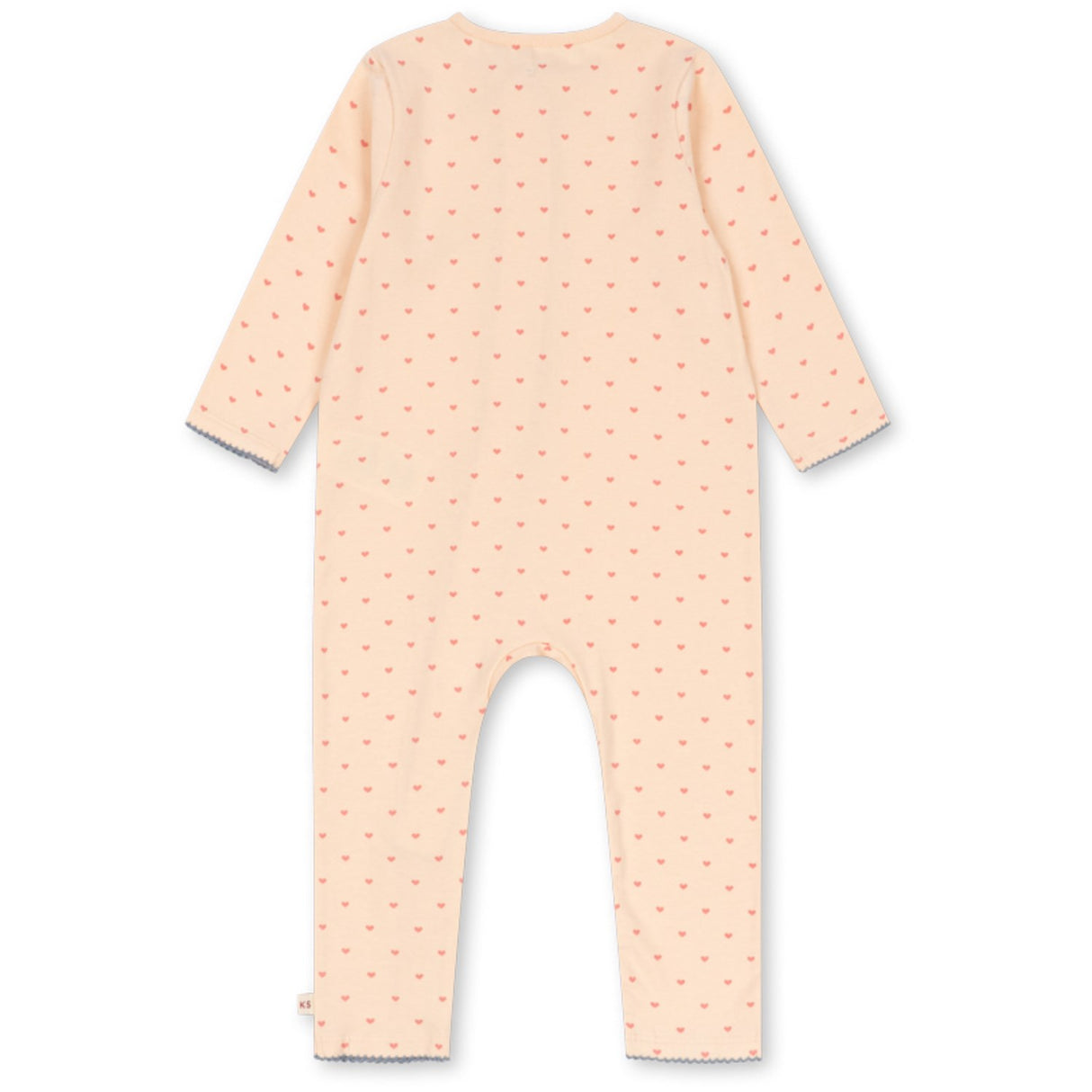 Konges Sløjd Teddy Coeur Basic Zip Onesie Gots