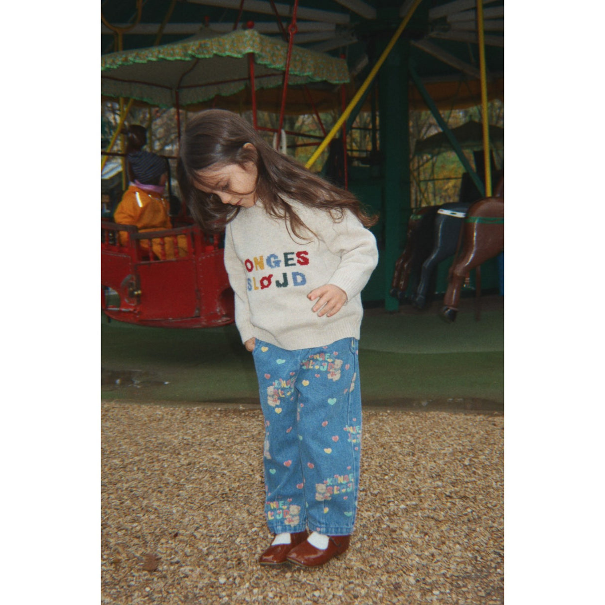 Konges Sløjd Teddy Coeur Magot Frill Pants Gots