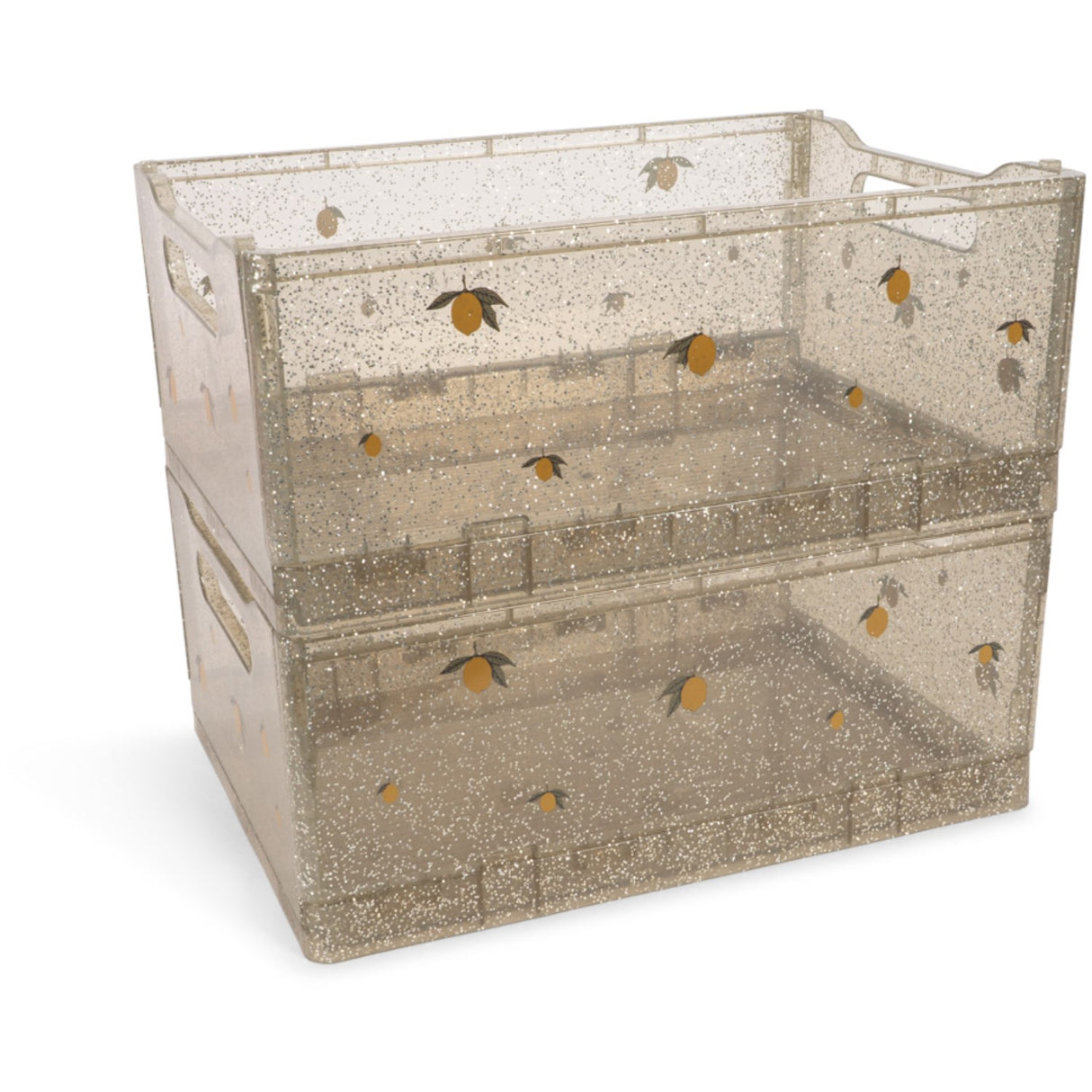 Konges Sløjd Sparkling Blue 2 Pack Glitter Storage Box