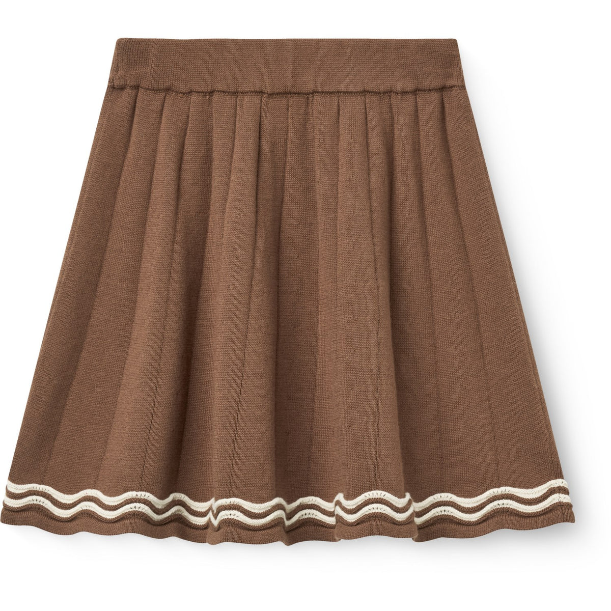COPENHAGEN COLORS Walnut Comb. Knitted Tennis Skirt