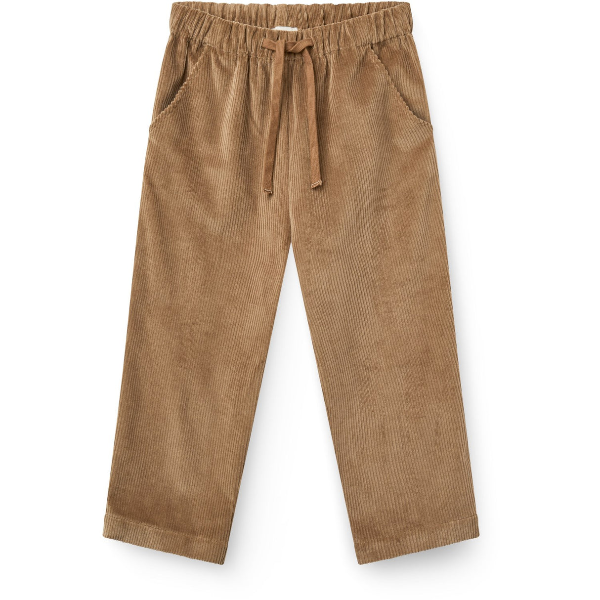 COPENHAGEN COLORS Brown Corduroy Pant W. Adj. Waist