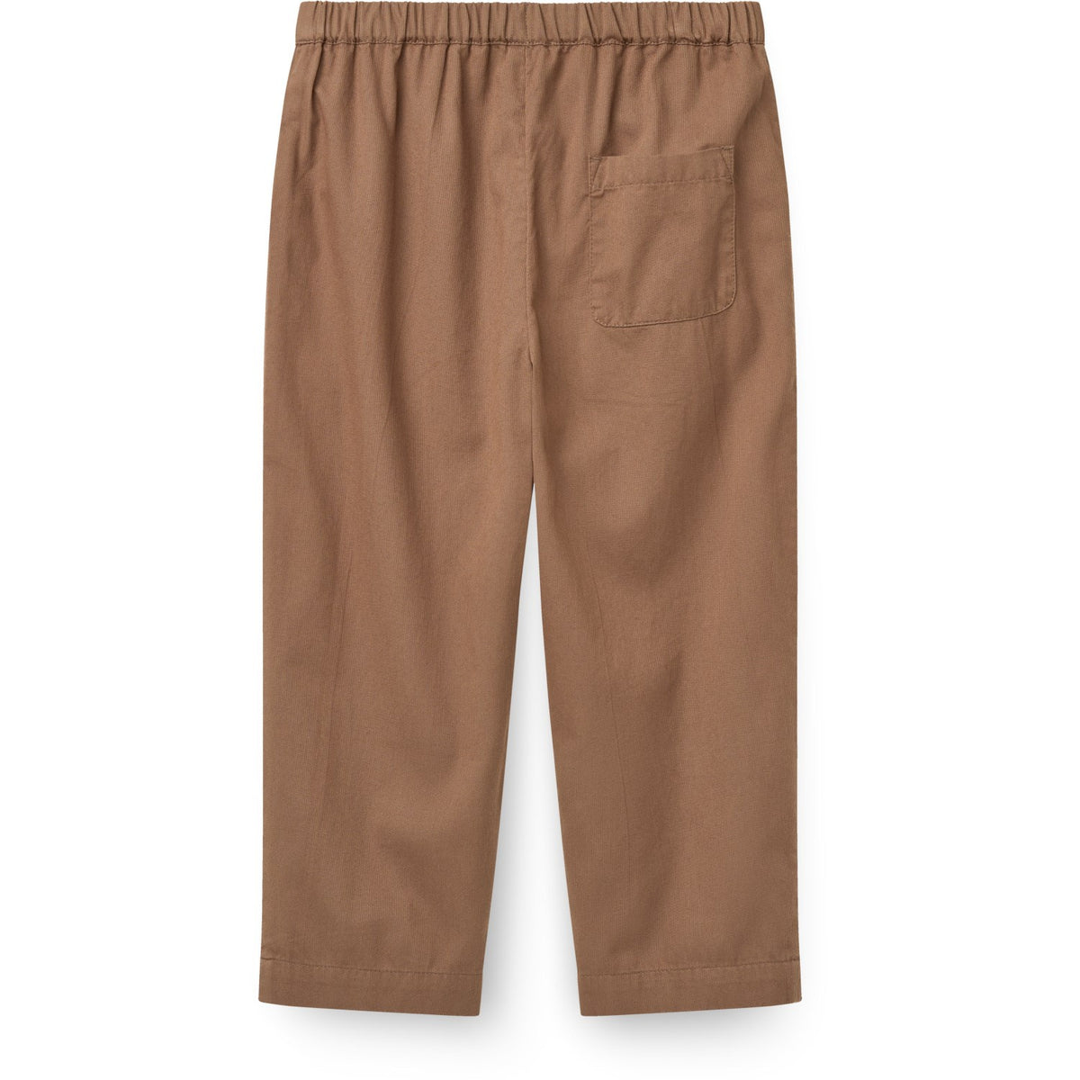 COPENHAGEN COLORS Walnut Twill Pants With Pockets And Adj. Waist