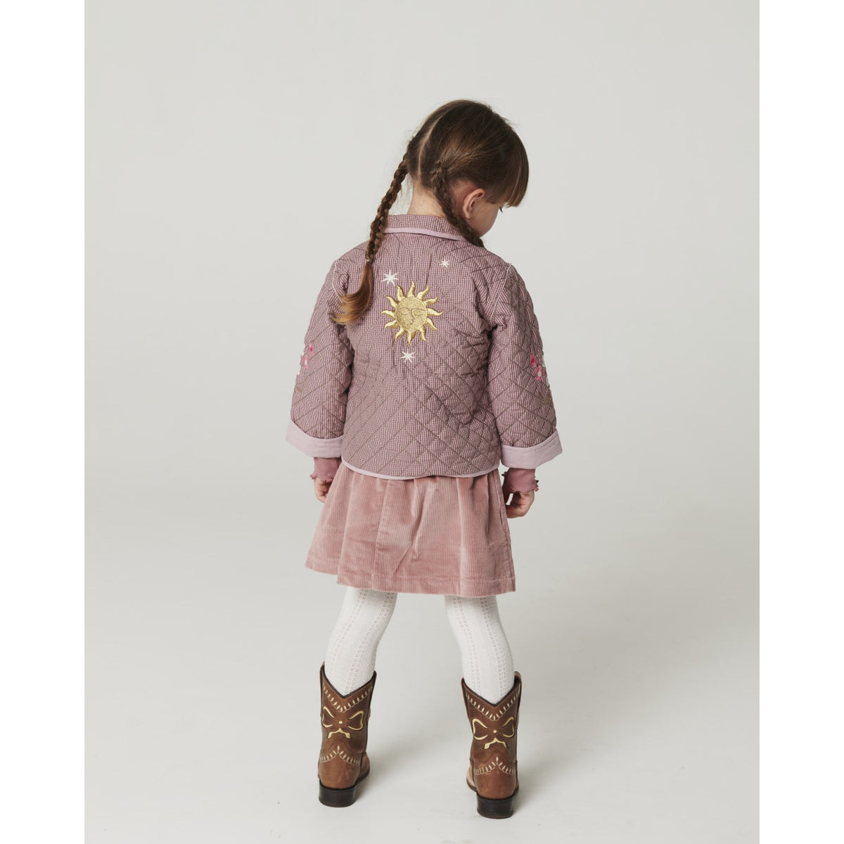 COPENHAGEN COLORS Winter Rose Corduroy Skirt