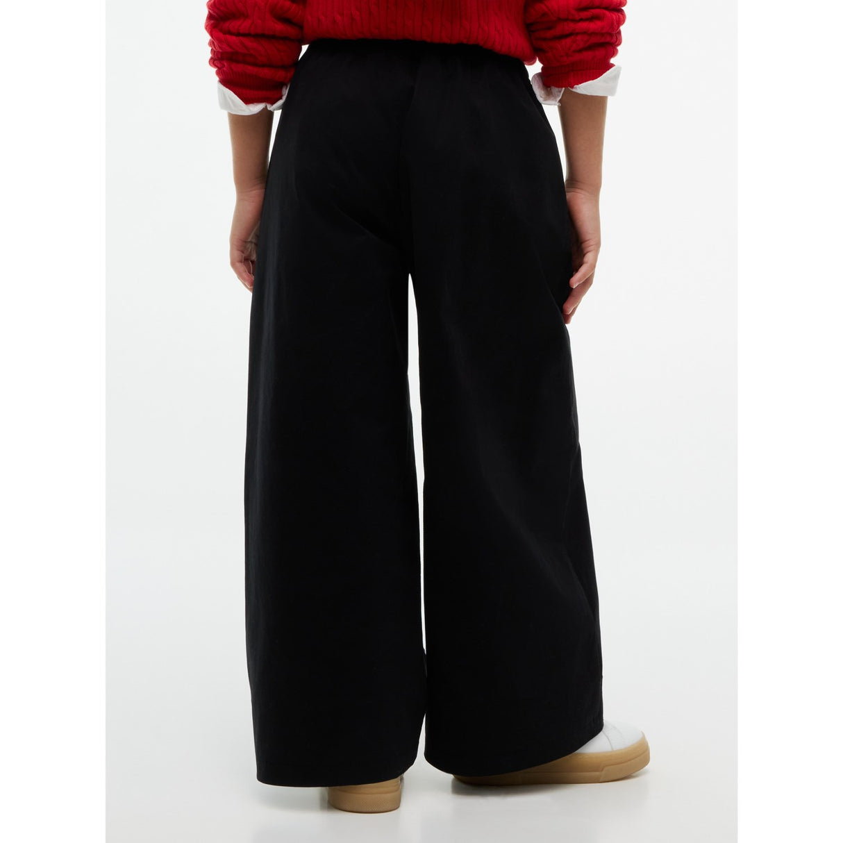 Tommy Hilfiger Black-Black Wide Leg Pants