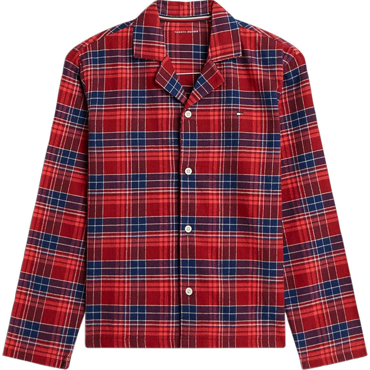 Tommy Hilfiger Check Global Stp Medium Red-Red Flannel Pj Set