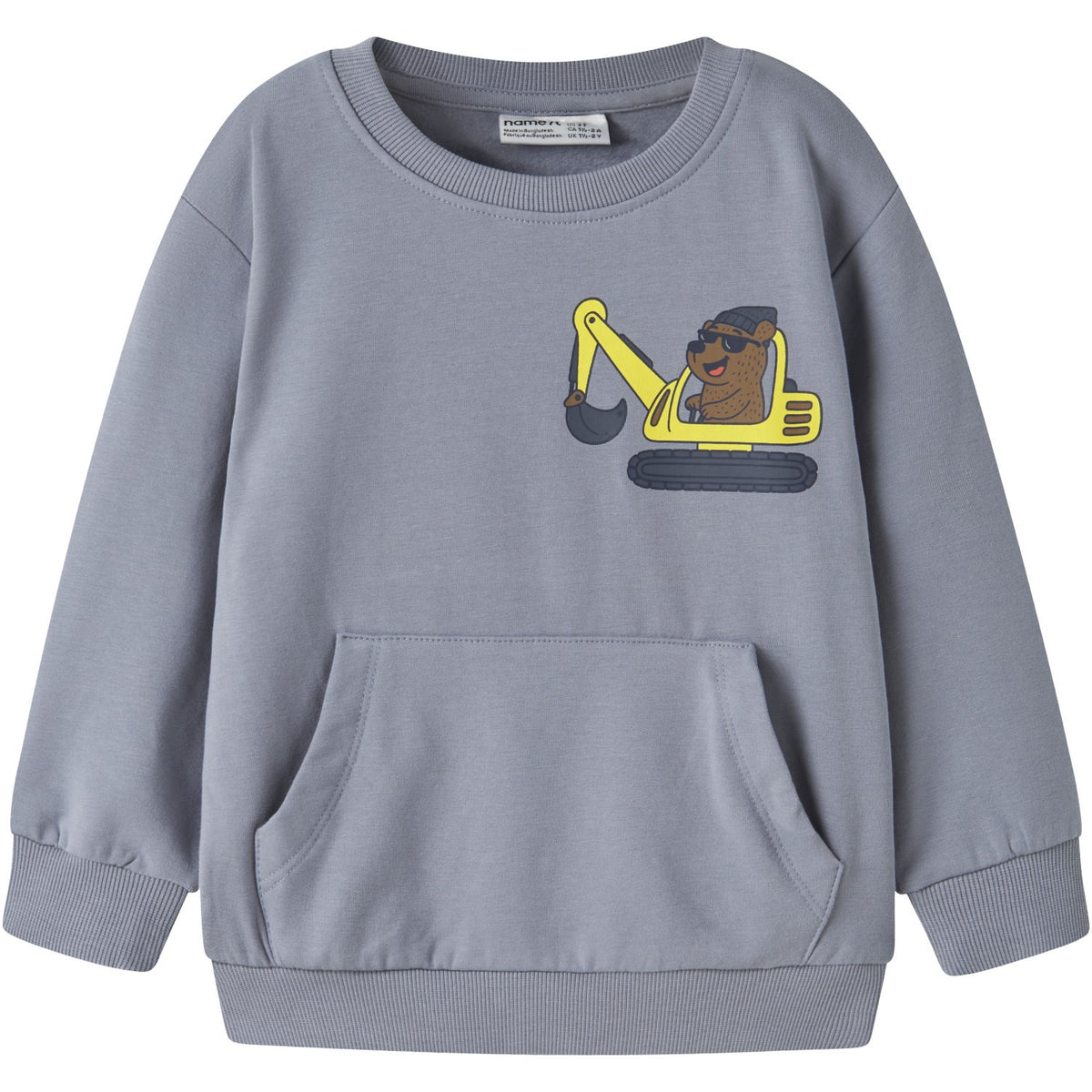 Name It Tradewinds Bear Excavator Nmmvugo Ls Nreg Sweat Bru