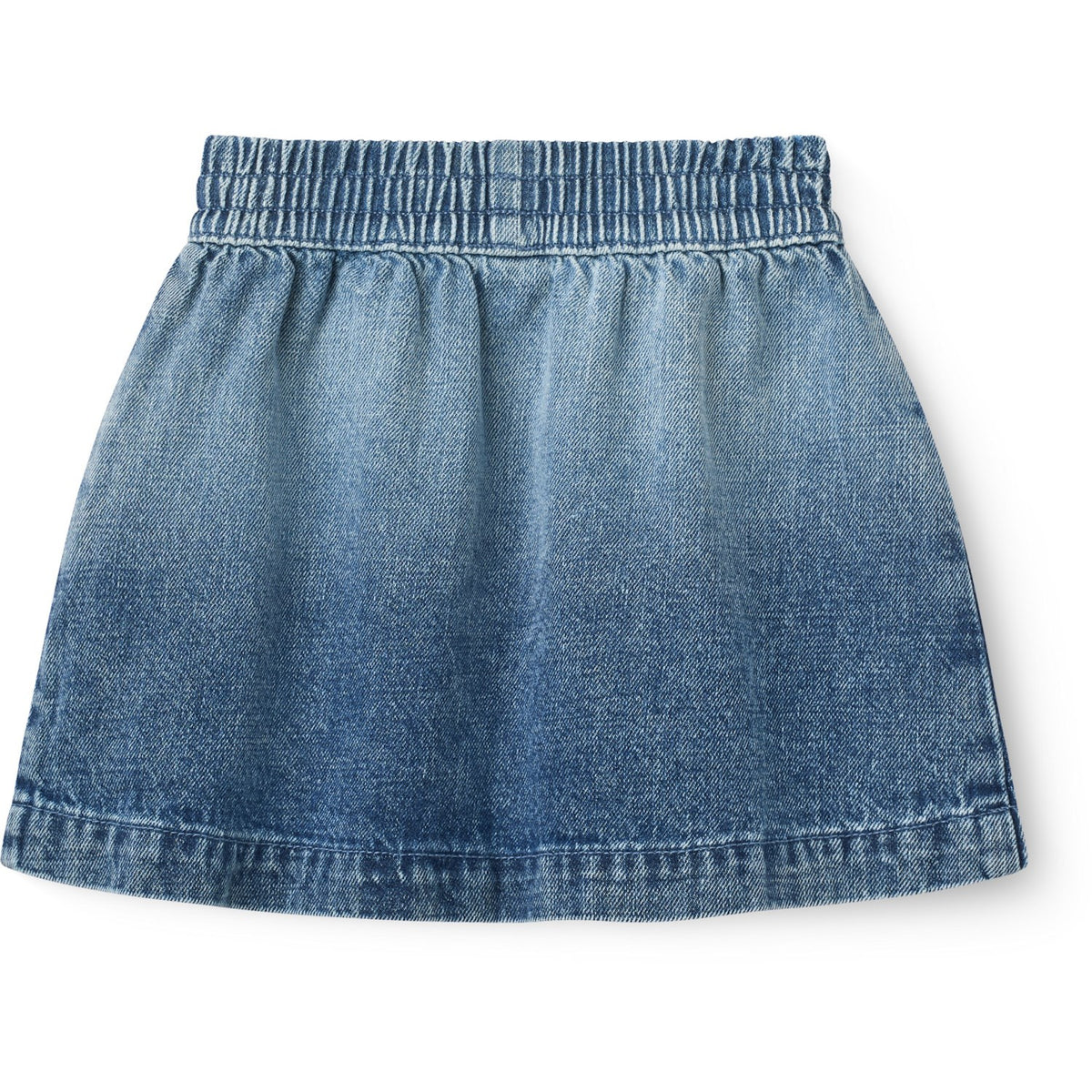 COPENHAGEN COLORS Block Spray Denim Skirt W. Block Spray