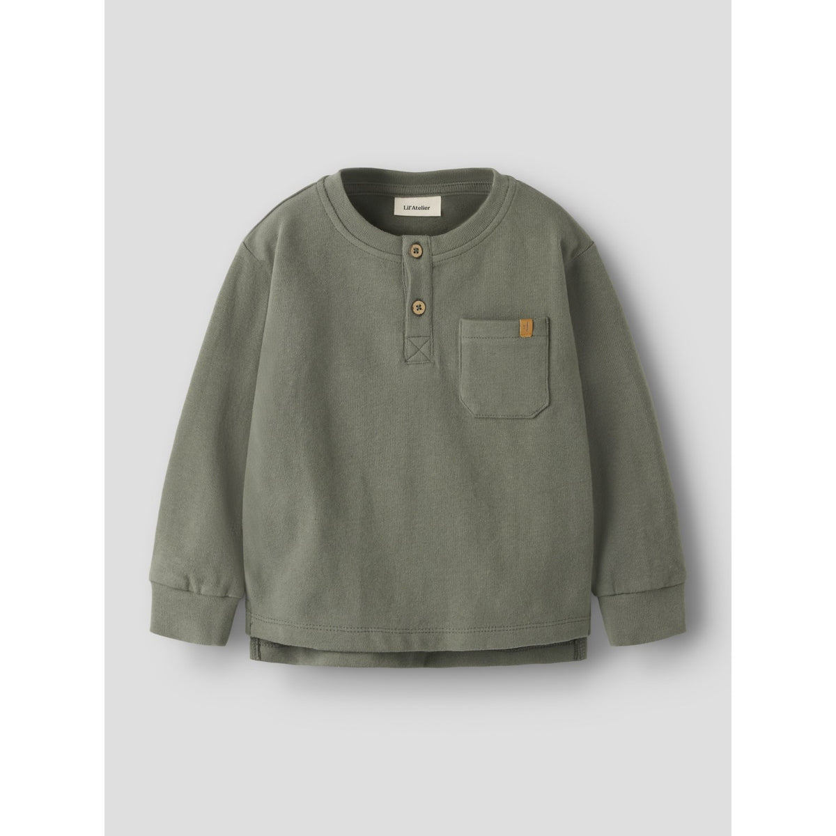Lil'Atelier Mulled Basil Nmmsoleima Ls Loose Sweat Lil