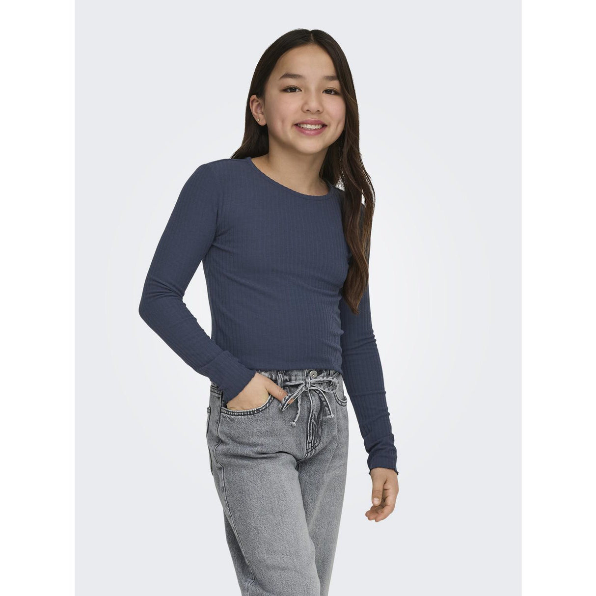 kids ONLY Ombre Blue Kognella L/S O-Neck Top Jrs Noos