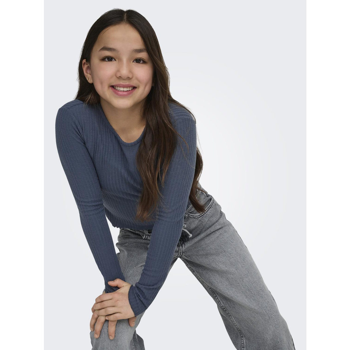 kids ONLY Ombre Blue Kognella L/S O-Neck Top Jrs Noos