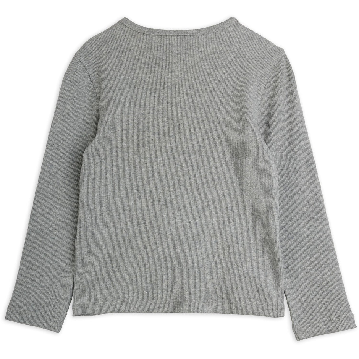 Mini Rodini Grey Melange Rabbit Application Ls Top