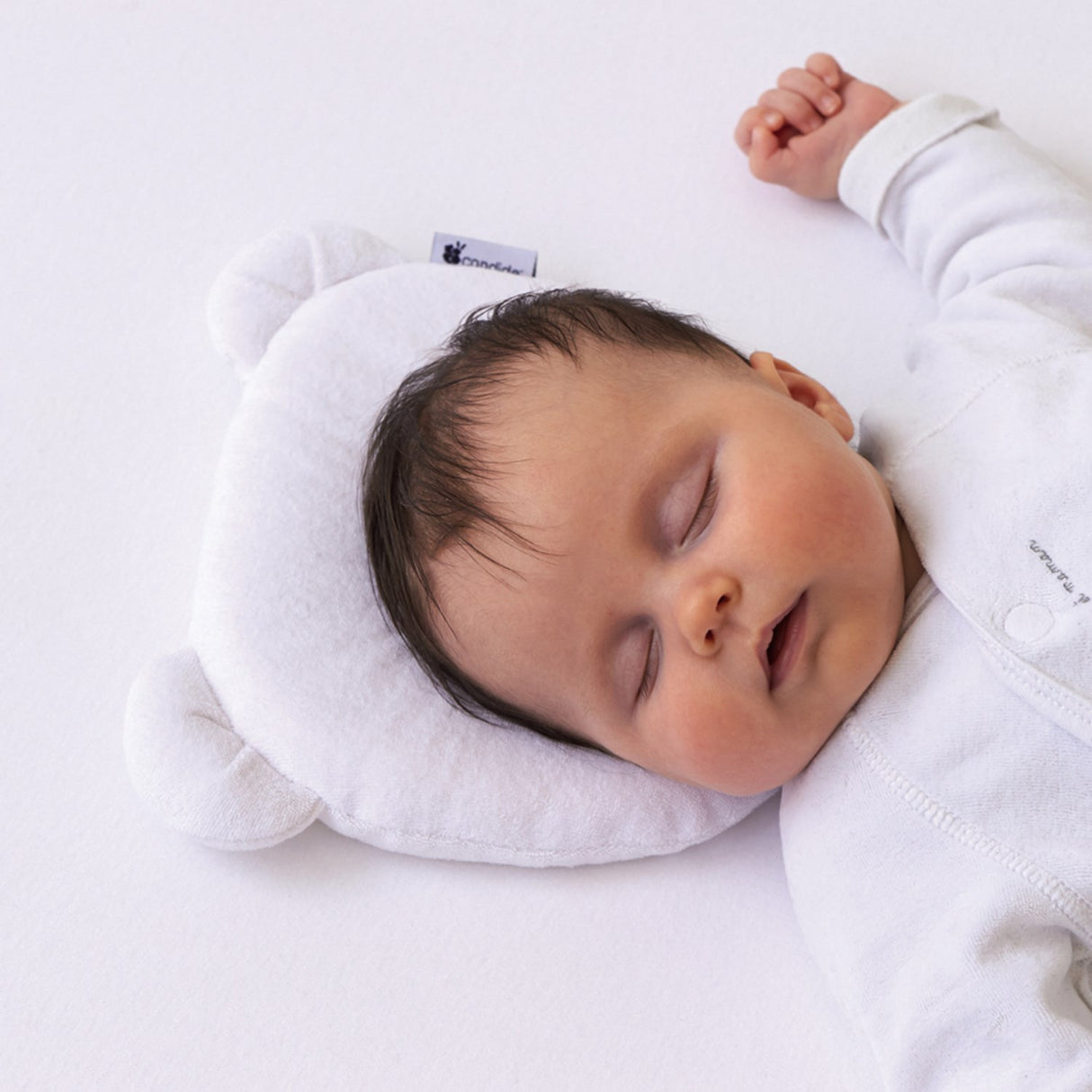 Candide White Panda Baby Pillow