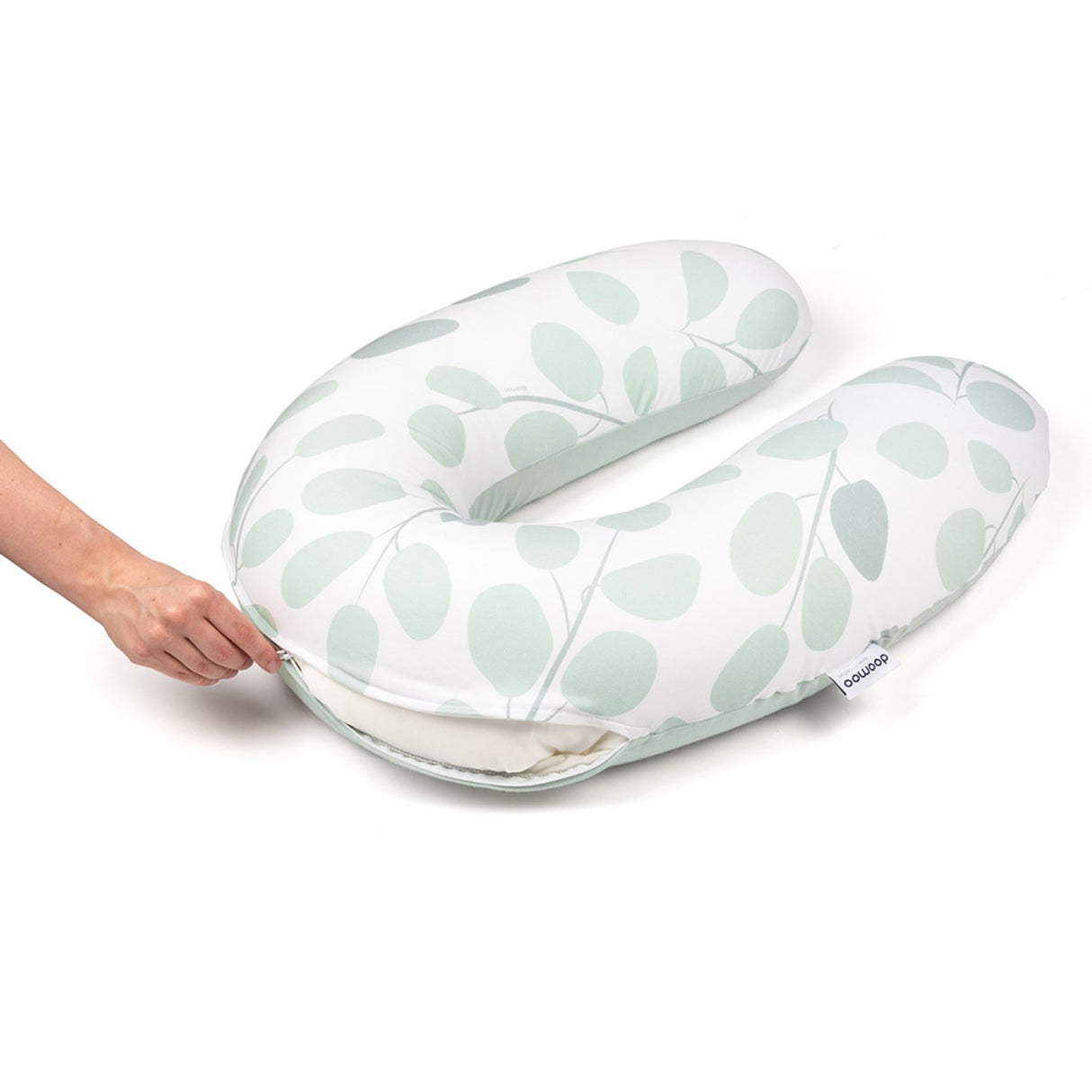 Doomoo Leaf Green Nursing & Pregnancy Pillow