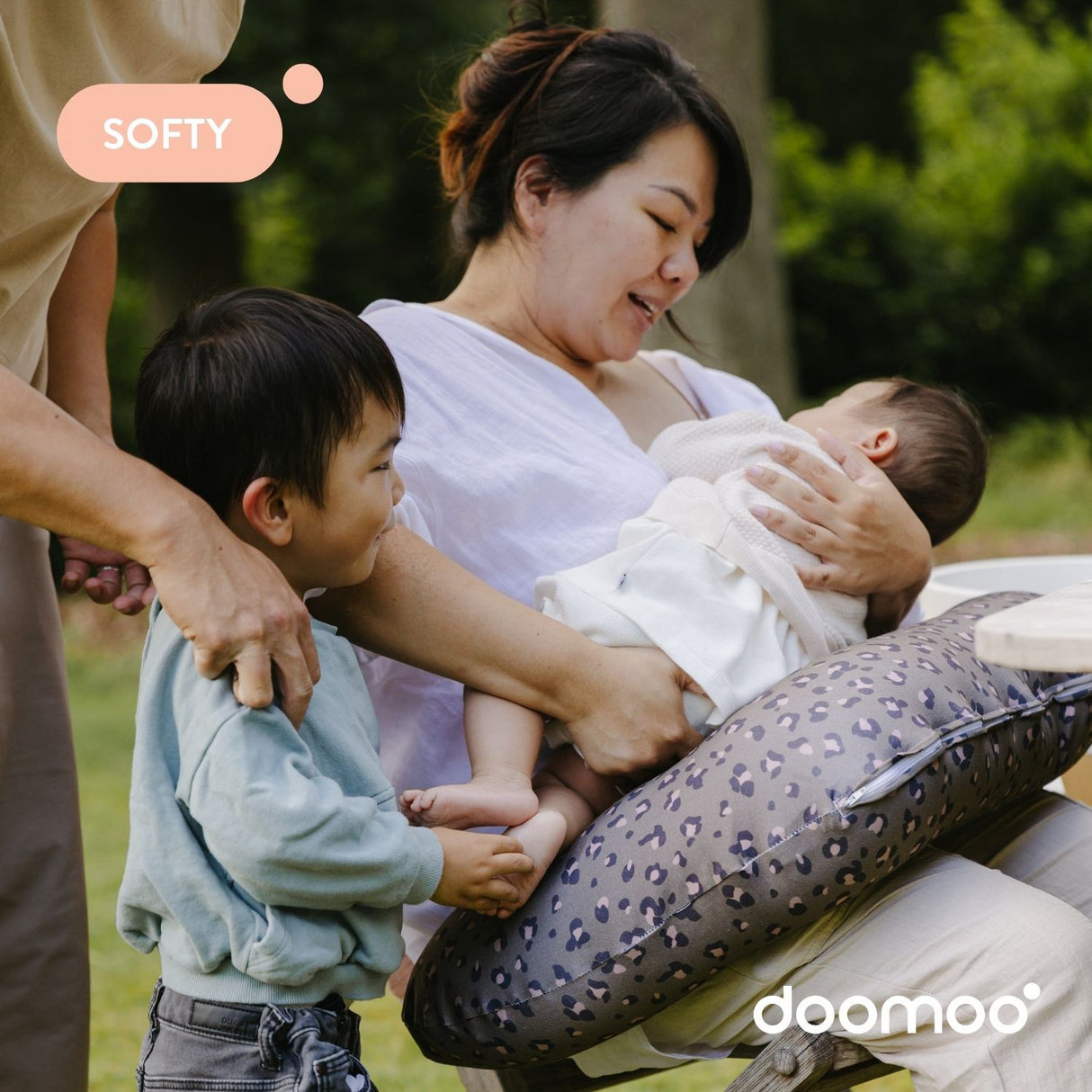 Doomoo Dark Leopard Nursing Pillow
