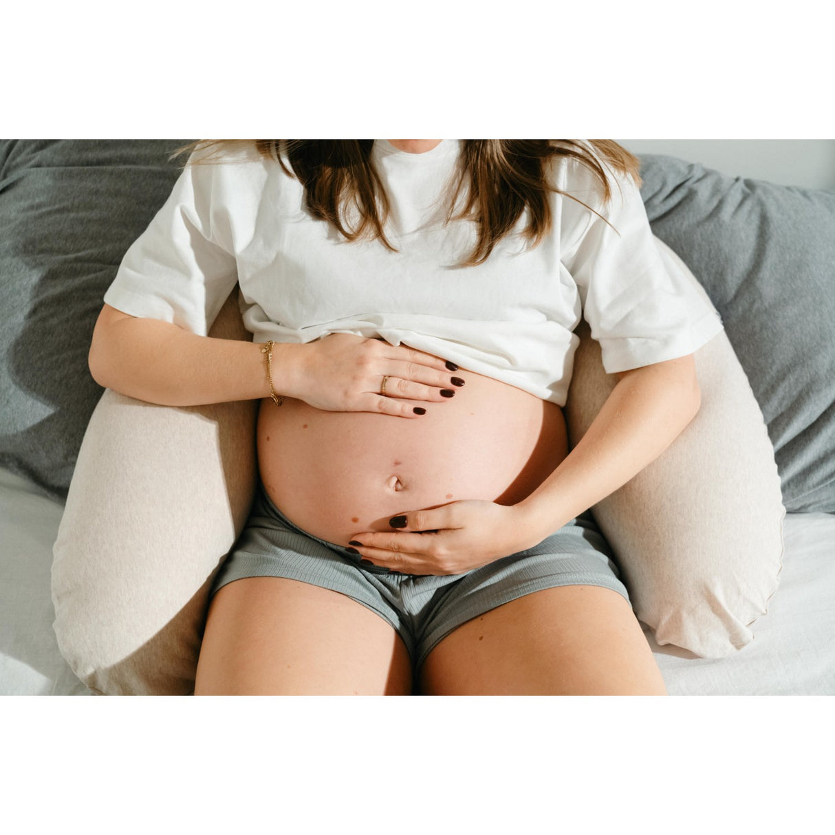 Doomoo Melange Sand Nursing & Pregnancy Pillow