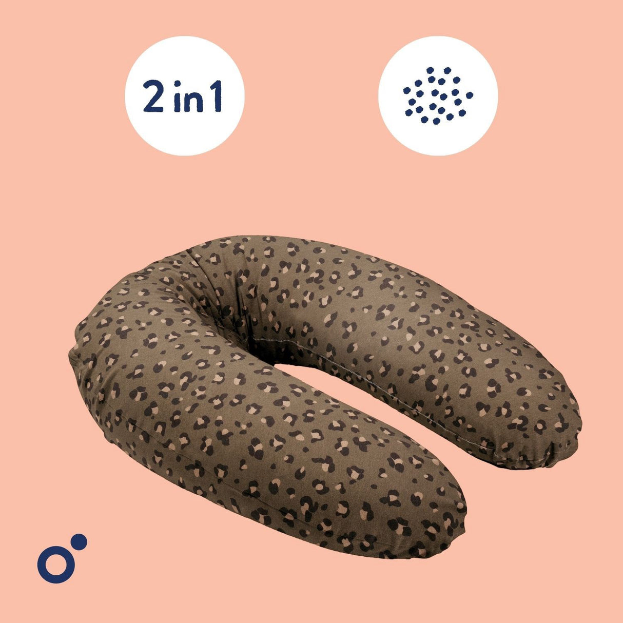 Doomoo Dark Leopard Nursing & Pregnancy Pillow