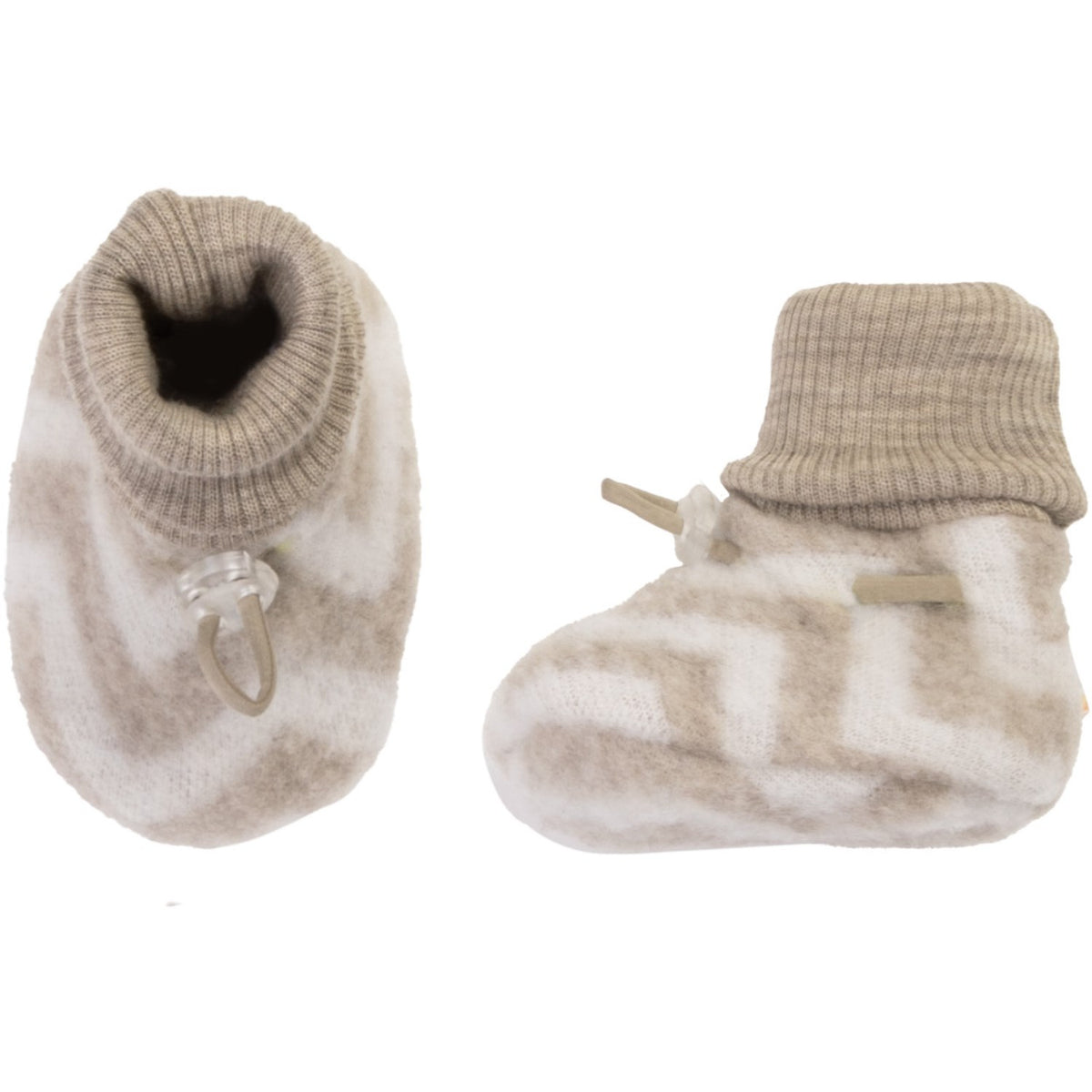 Joha Beige Booties Double Layer