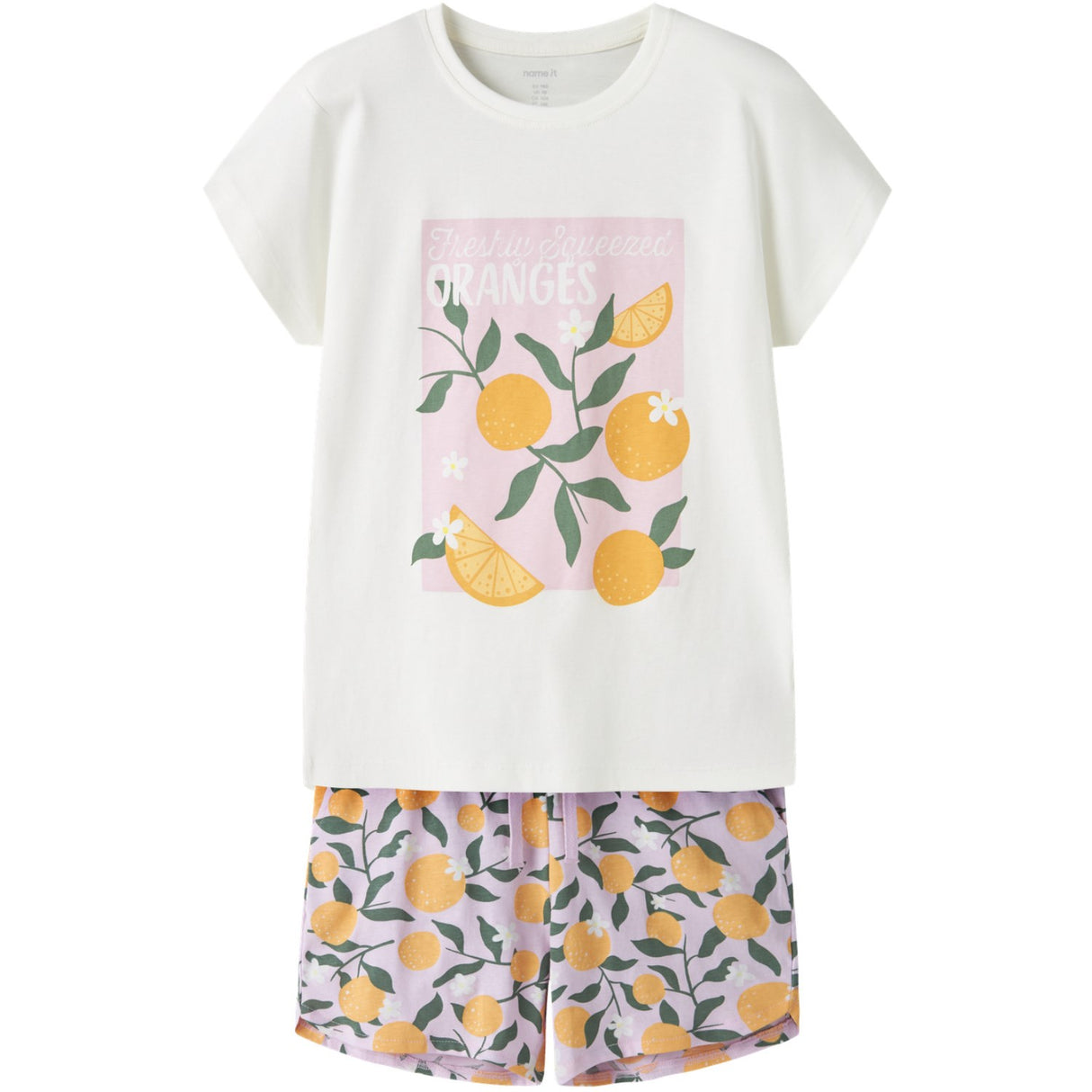 Name It Cloud Dancer Oranges Nkfvigea Capsl Top Set
