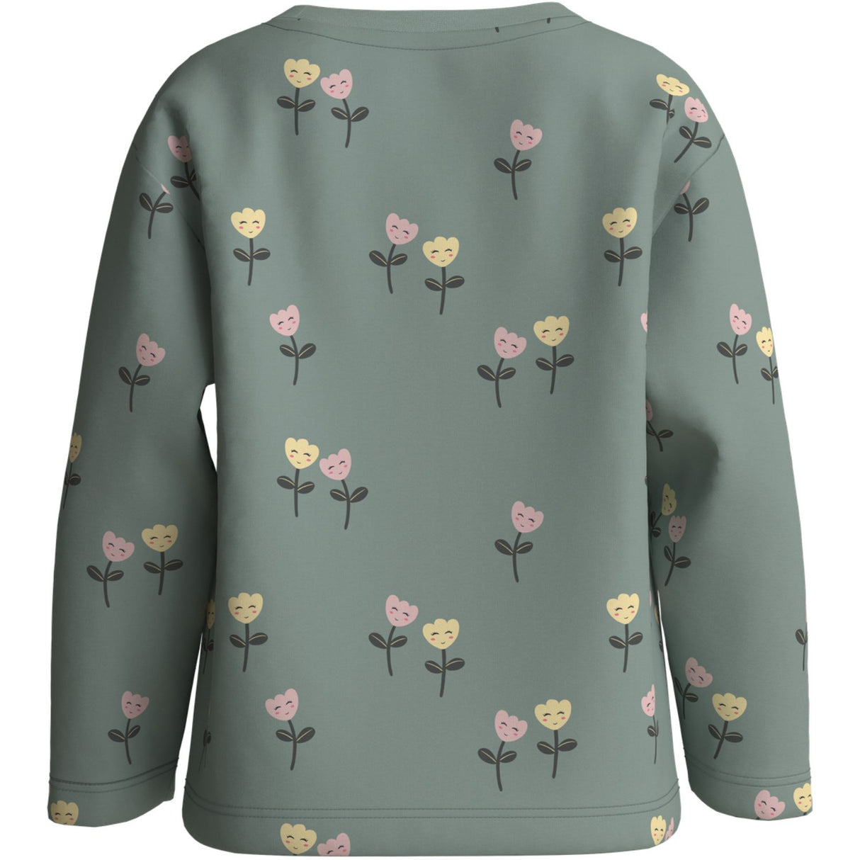 Name It Green Milieu Happy Flowers Nmfvelda Ls Nreg Top