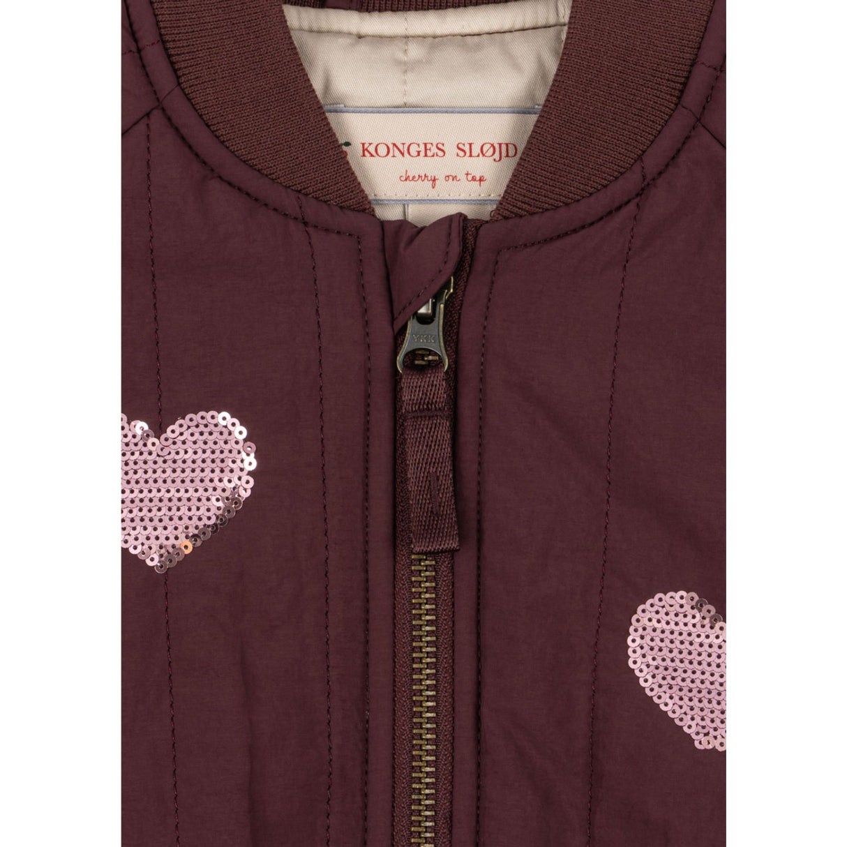 Konges Sløjd Decadent Chocolate Juno Sequin Bomber Jacket