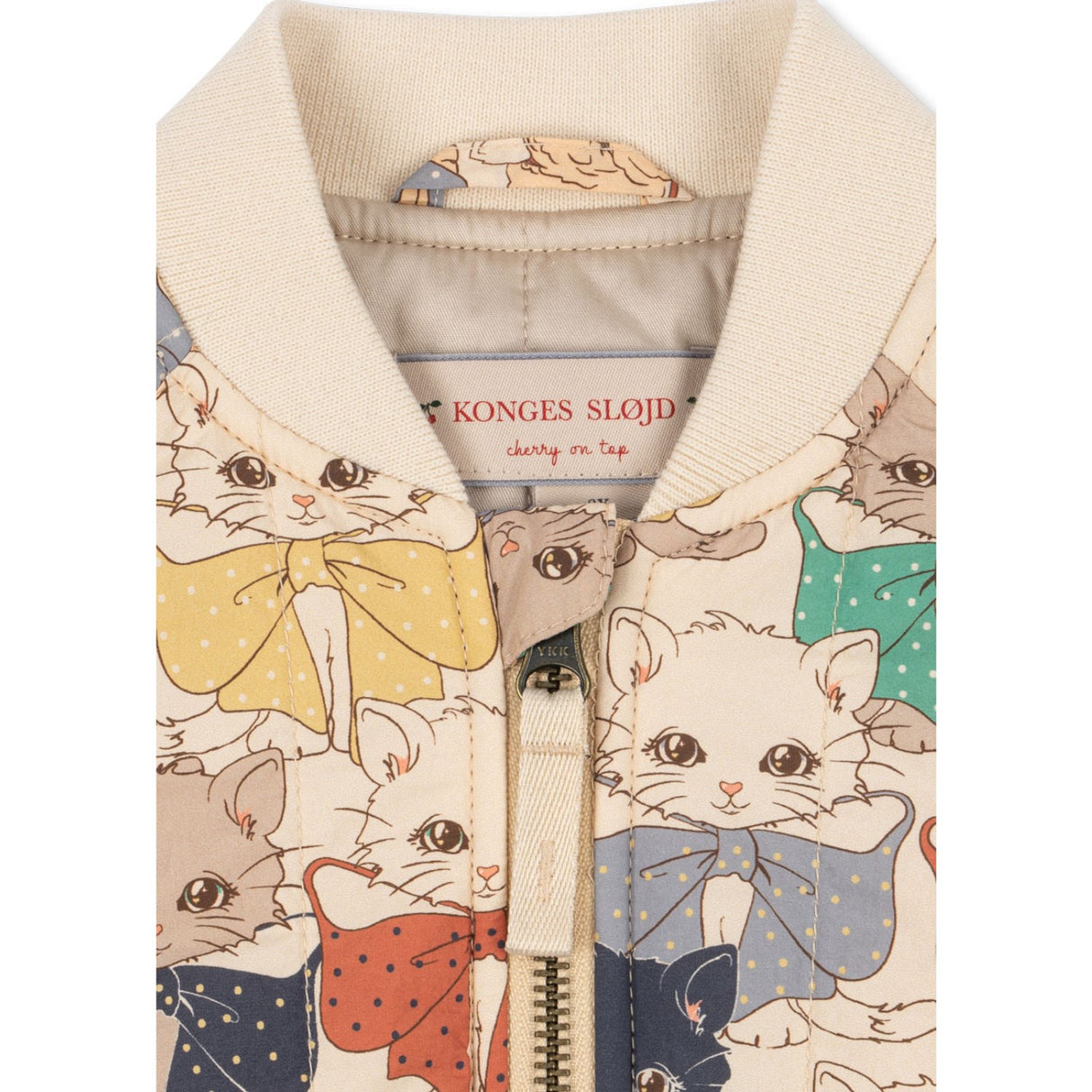 Konges Sløjd Like Cats And Dogs Juno Printed Bomber Jacket
