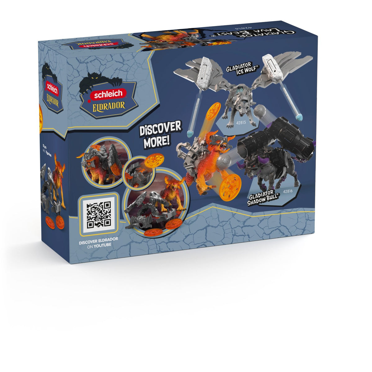 Schleich Gladiator Lava Uhyre