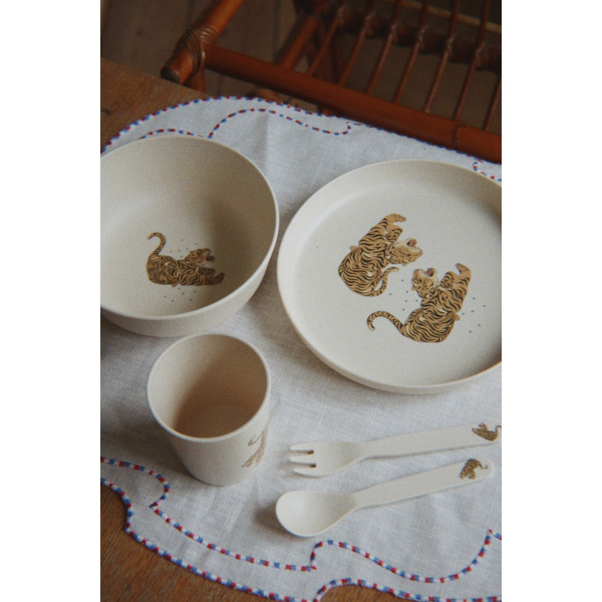 Konges Sløjd Tiger Ruggito Dinner Set