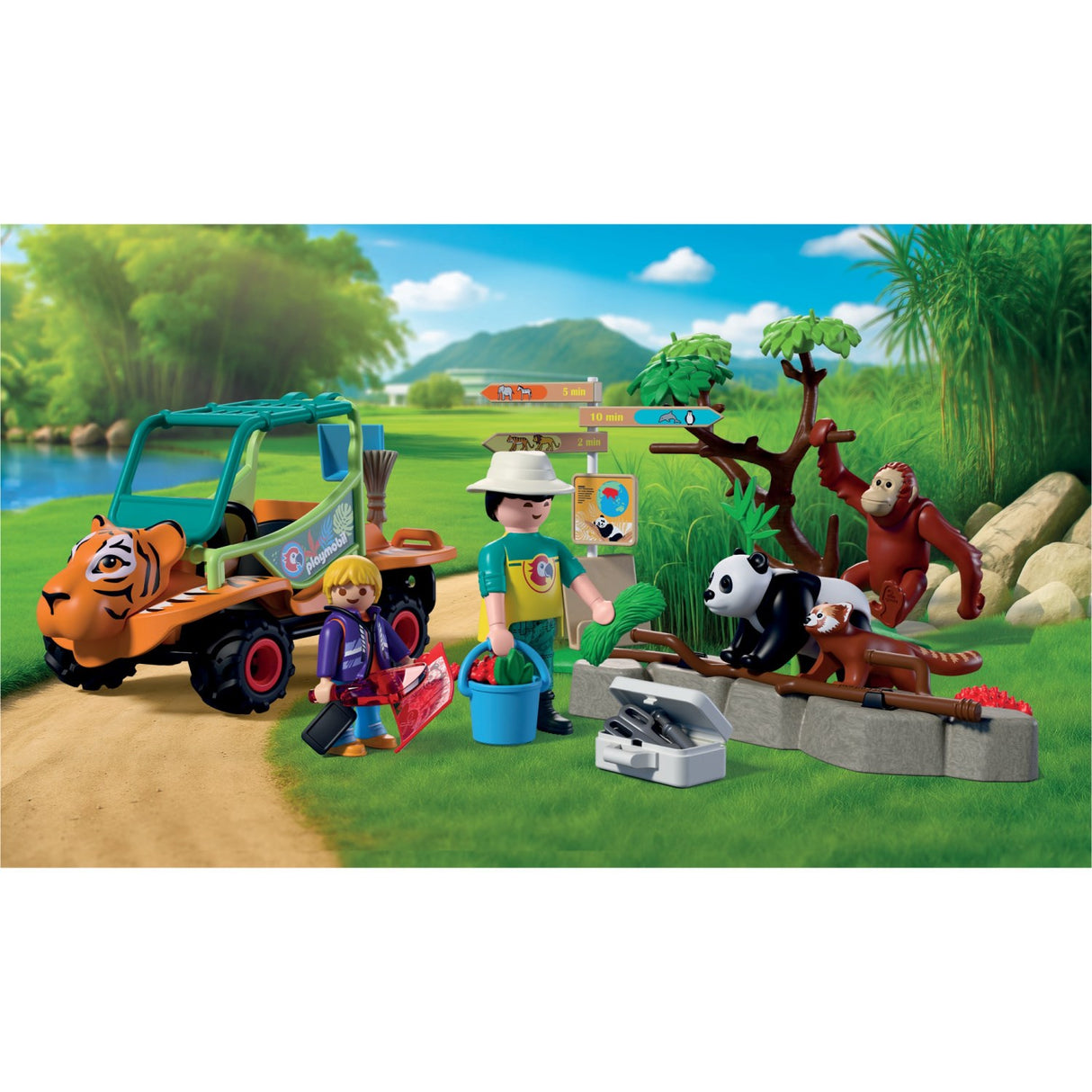 Playmobil® Zoo: Zookeeper With Vehicle