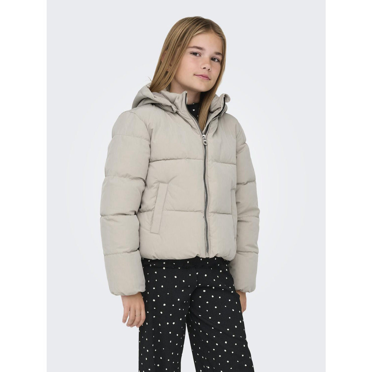 kids ONLY Pumice Stone Kogdolly Life Sht Puffer Jacket Otw Noos