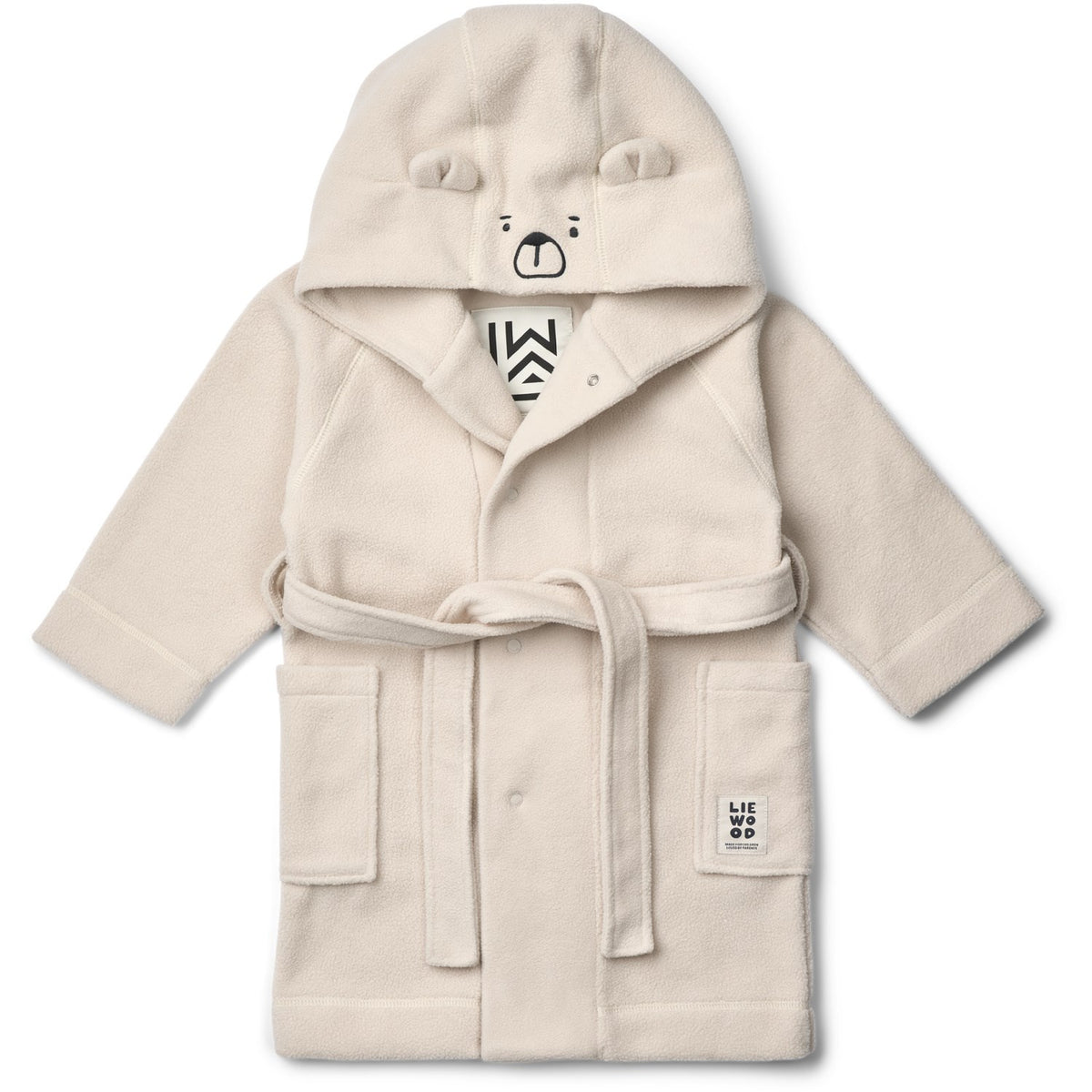 LIEWOOD Sandy Minik Bear Fleece Bathrobe