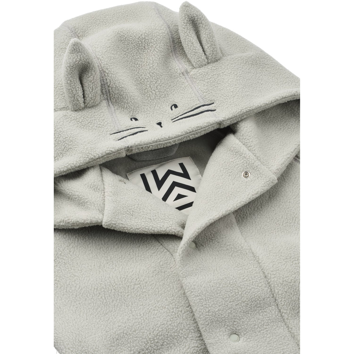 LIEWOOD Dove Blue Minik Rabbit Fleece Bathrobe