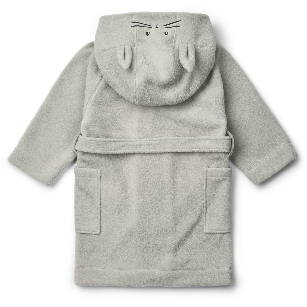 LIEWOOD Dove Blue Minik Rabbit Fleece Bathrobe
