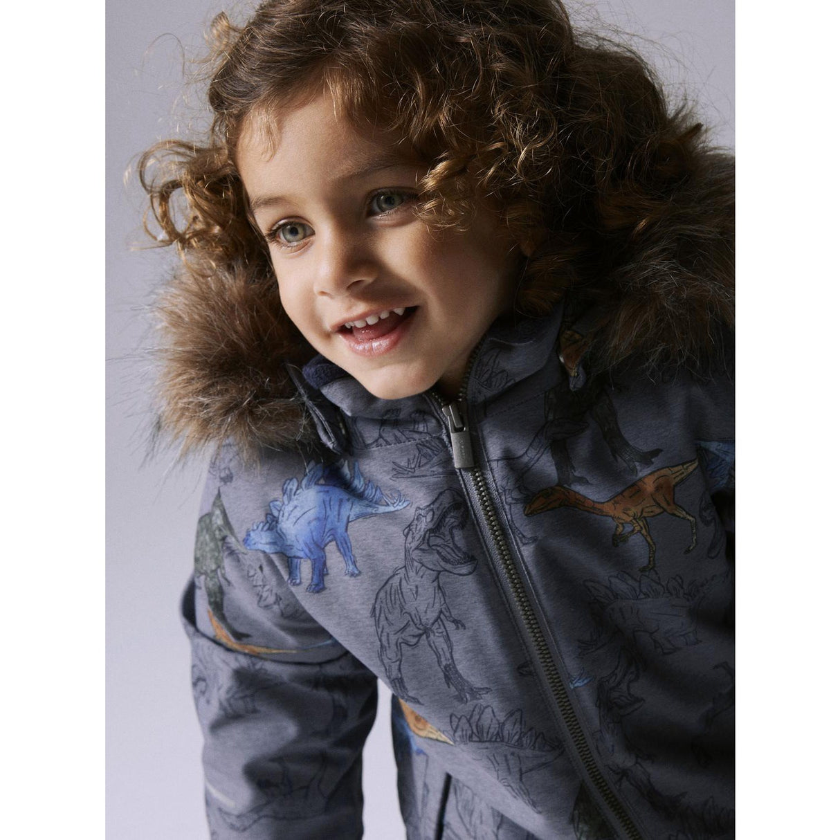 Name It Mockingbird Dinosaur Snow10 Suit AOP Fo Noos