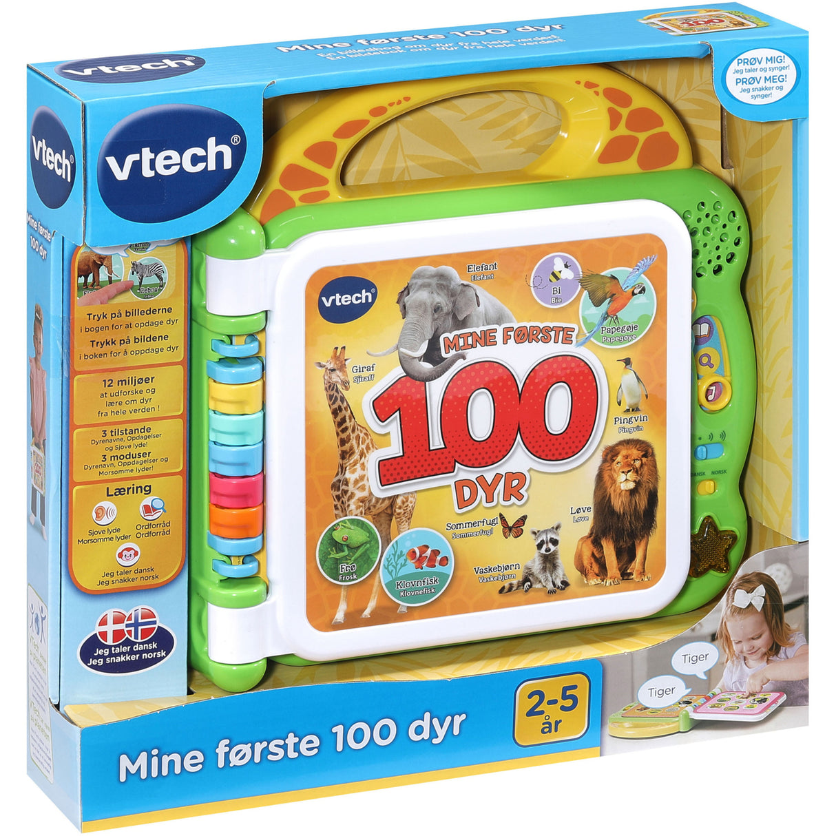Vtech Mine Første 100 Dyr DK/NO
