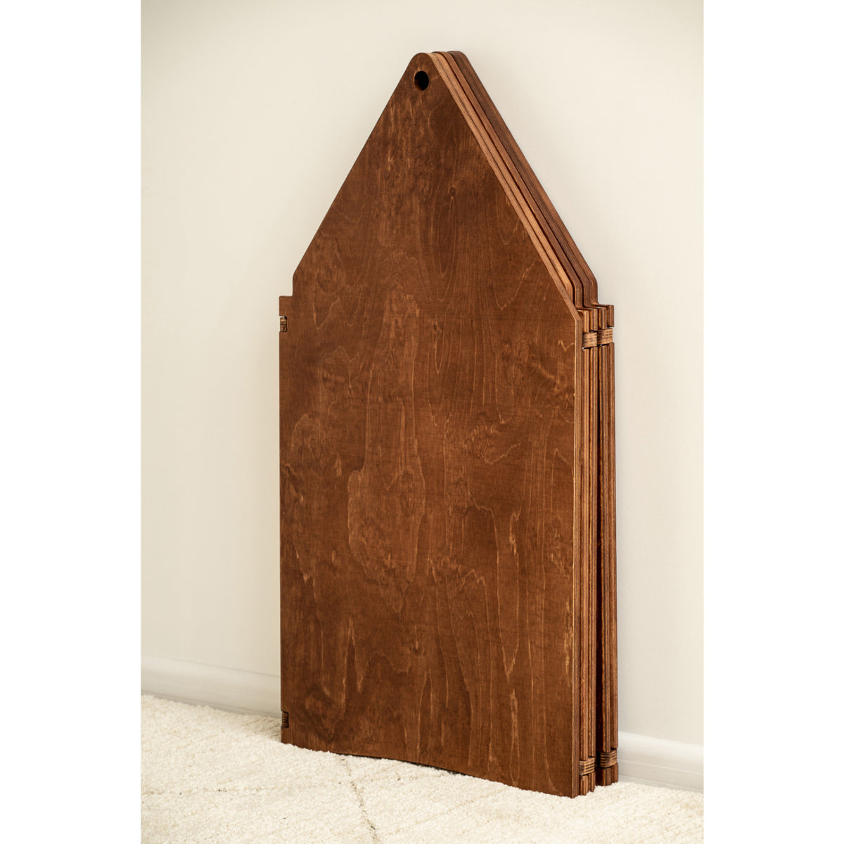 Duck Woodworks Honey Glaze Zig Zag House Plus