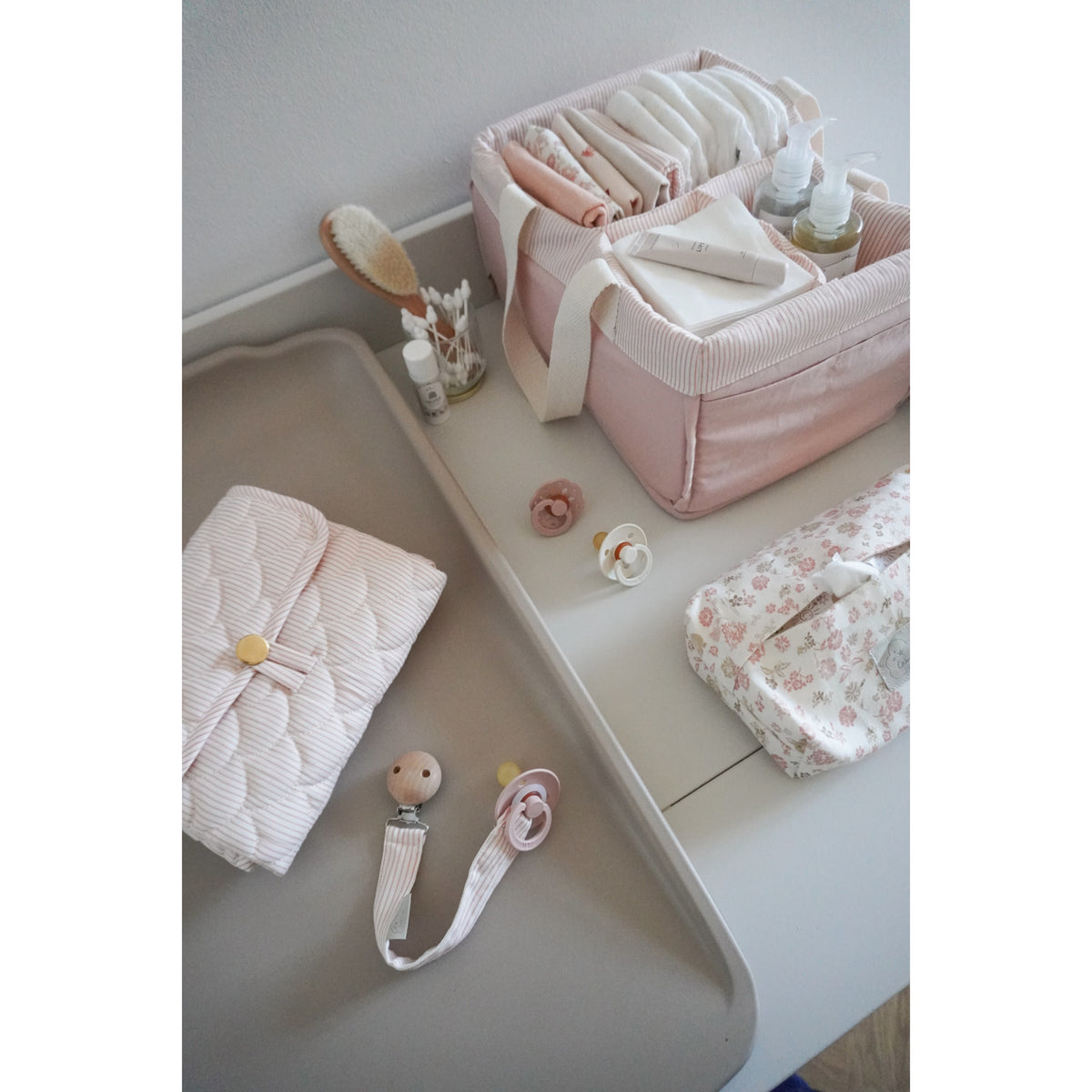 Cam Cam Copenhagen Classic Stripes Rose Nursing Pillow