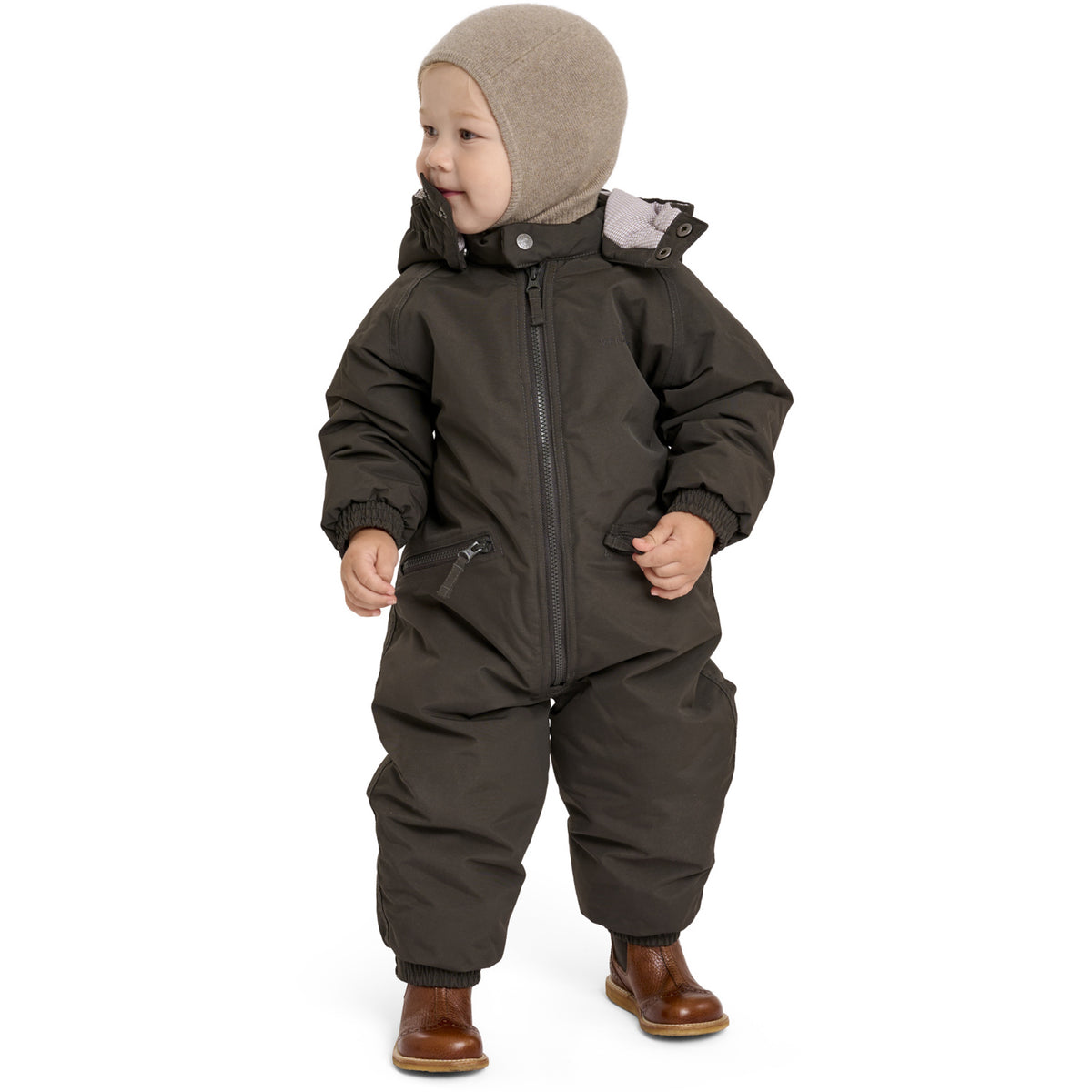 Ver De Terre Bear Mélange Cashmere Balaclava Hat