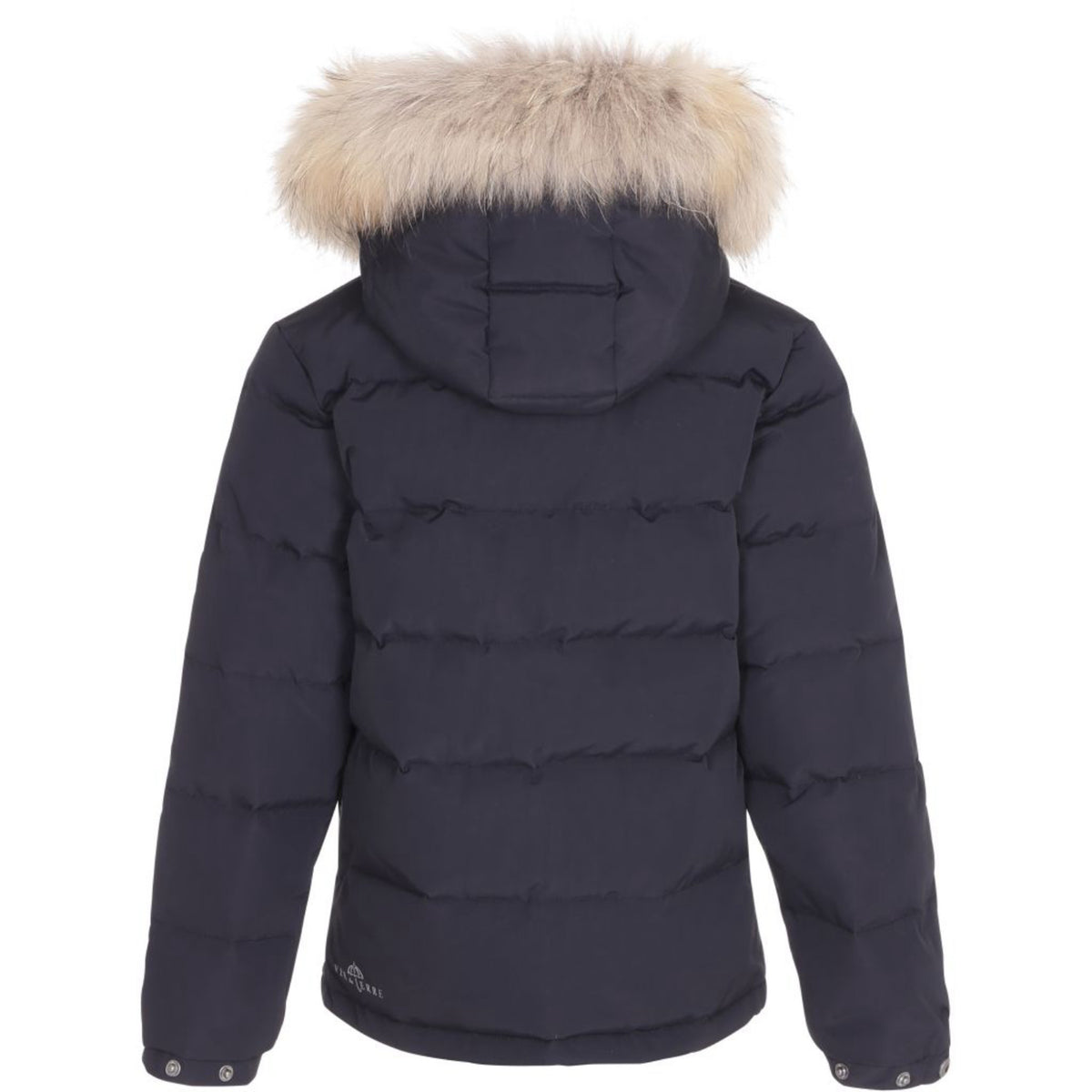 Ver De Terre Black Down Jacket W/Fur