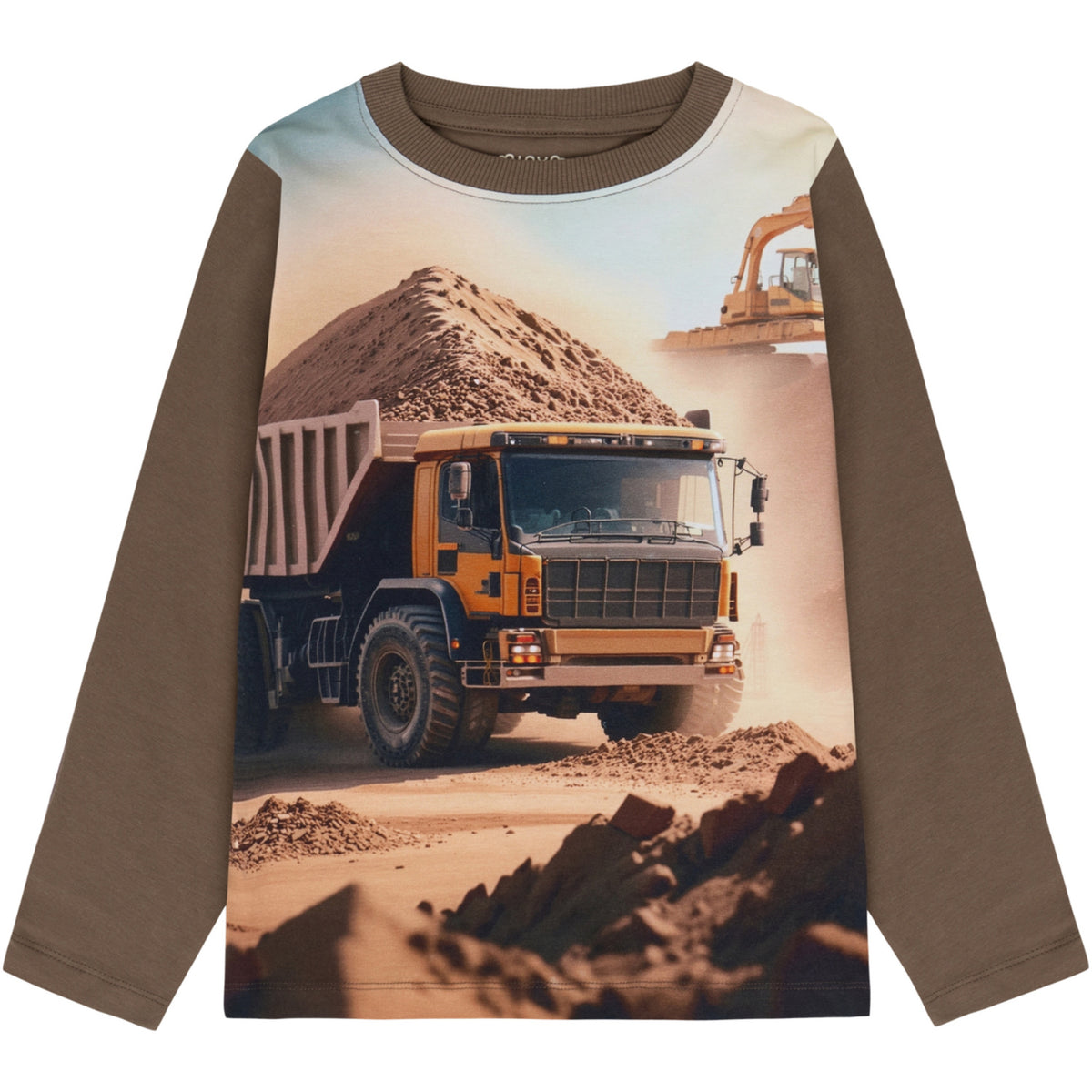 Minymo Chocolate Chip-Brown T-Shirt Ls