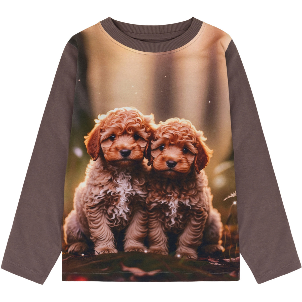 Minymo Plum Truffle T-Shirt Ls